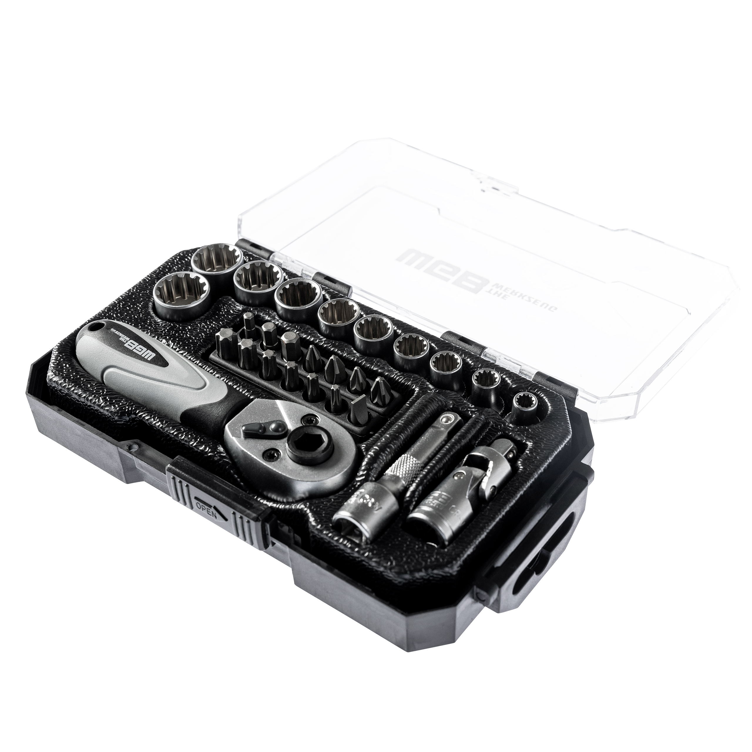 WGB-Mini Steckschlüsselsatz 6,3mm (1/4") 28-teilig-5753021158000141