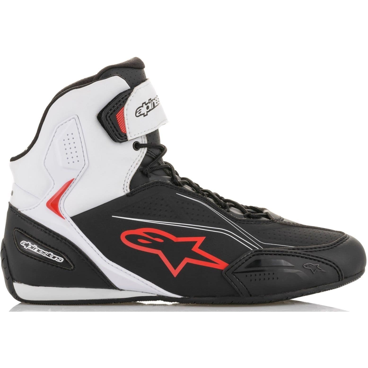 Alpinestars-Faster 3 Schuh schwarz/weiß/rot-3005511999106