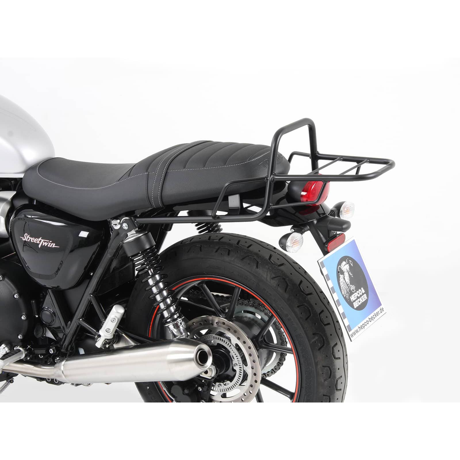 Hepco & Becker Gepäckbrücke Rohr TC schwarz für Speed Twin 900 2023-2024 - Motorradzubehör - Motorradgepäck
