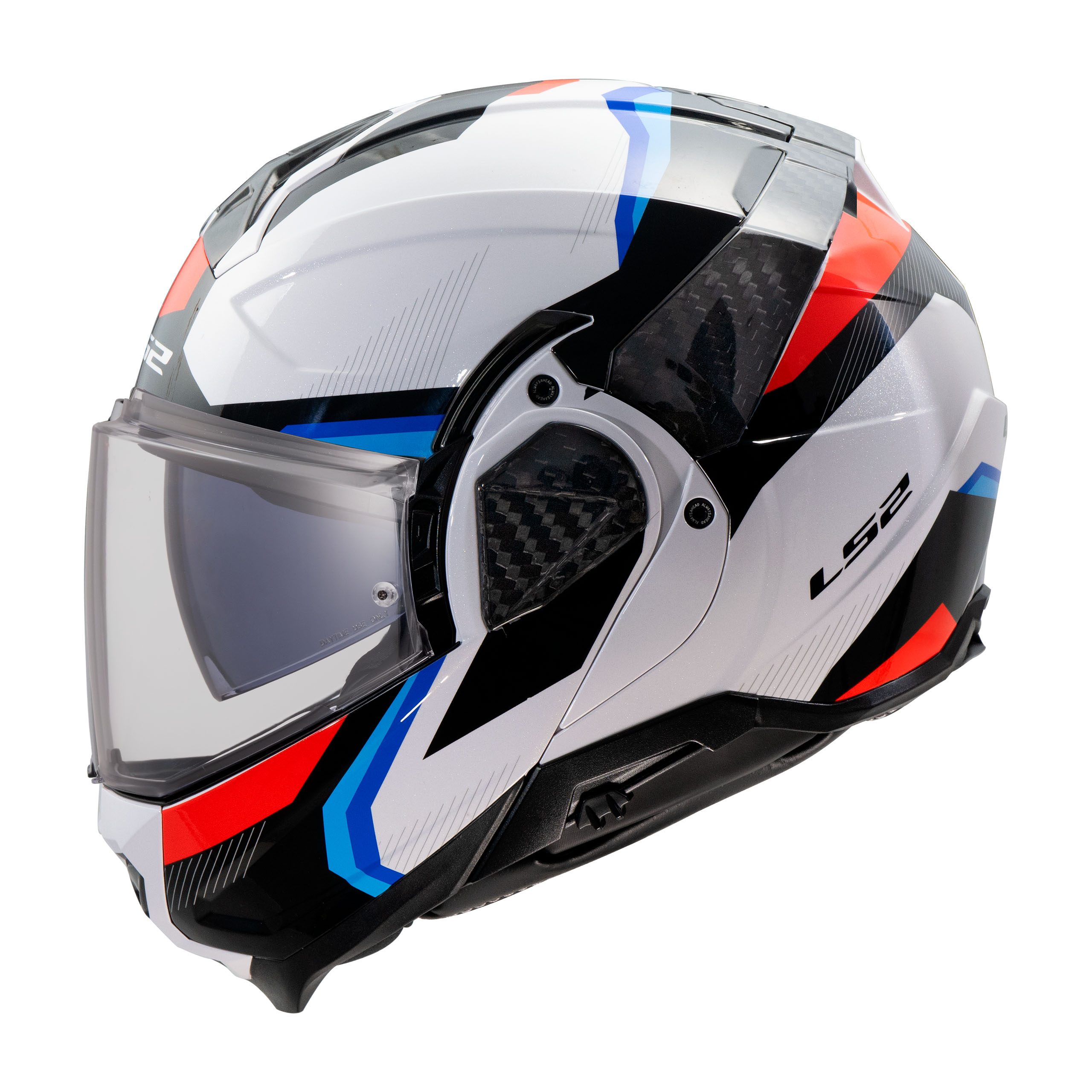 LS2 Advant II Triple rot/weiß/blau S - Touring - Helme & Brillen
