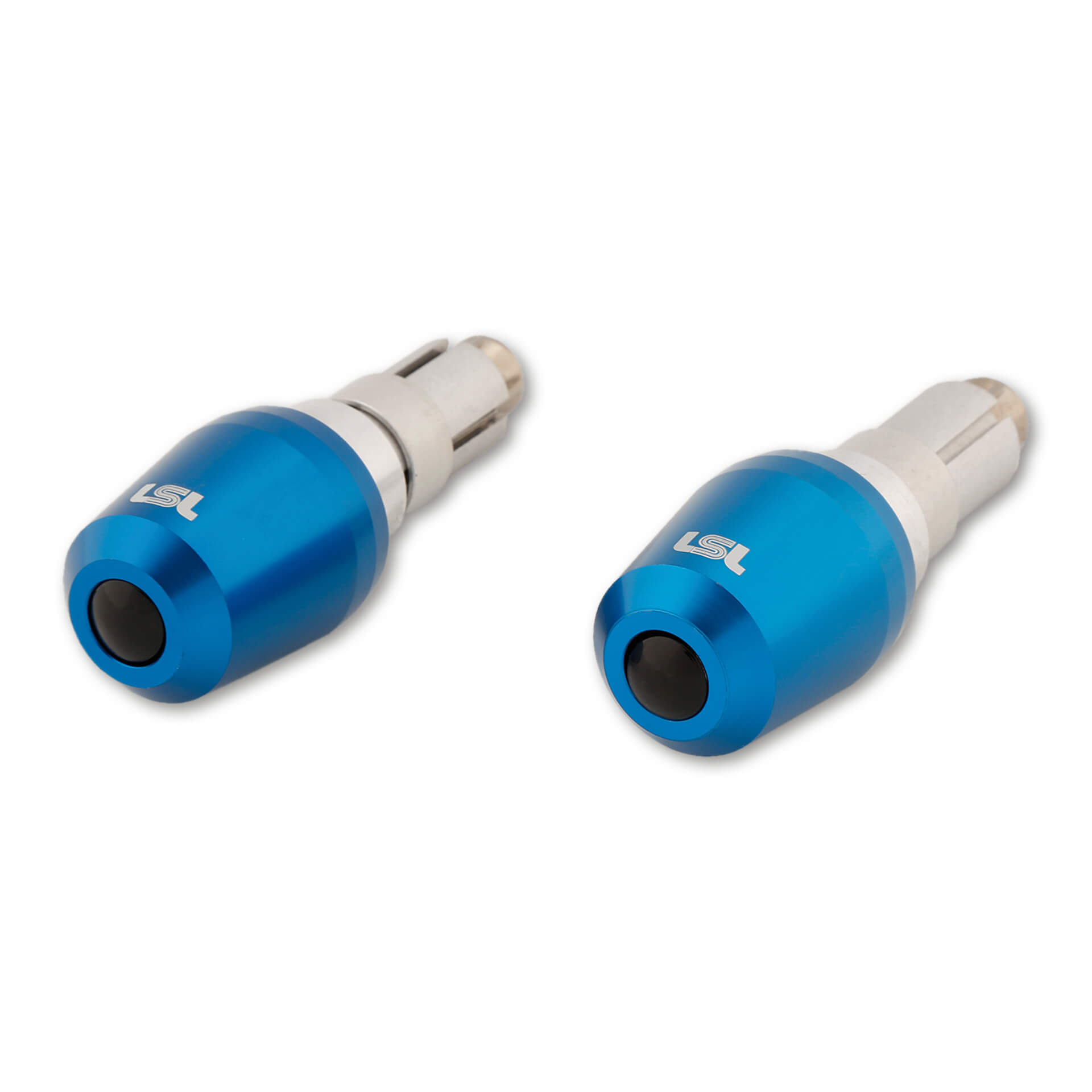 LSL Lenkergewichte für 12-22mm Innen-Ø konisch blau - Motorradteile & Ersatzteile - Lenker, Griffe & Hebel