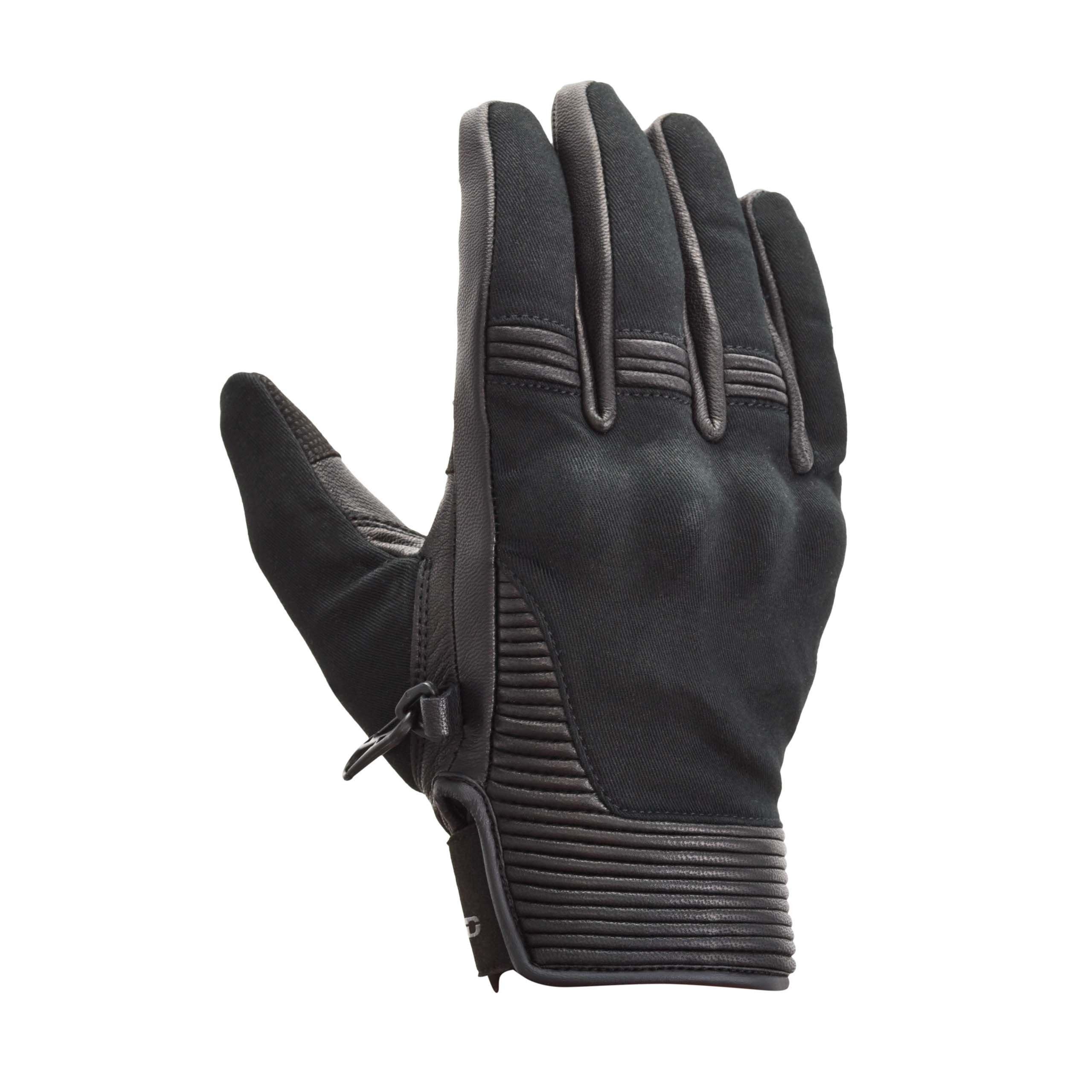 Road Denim gloves leather black