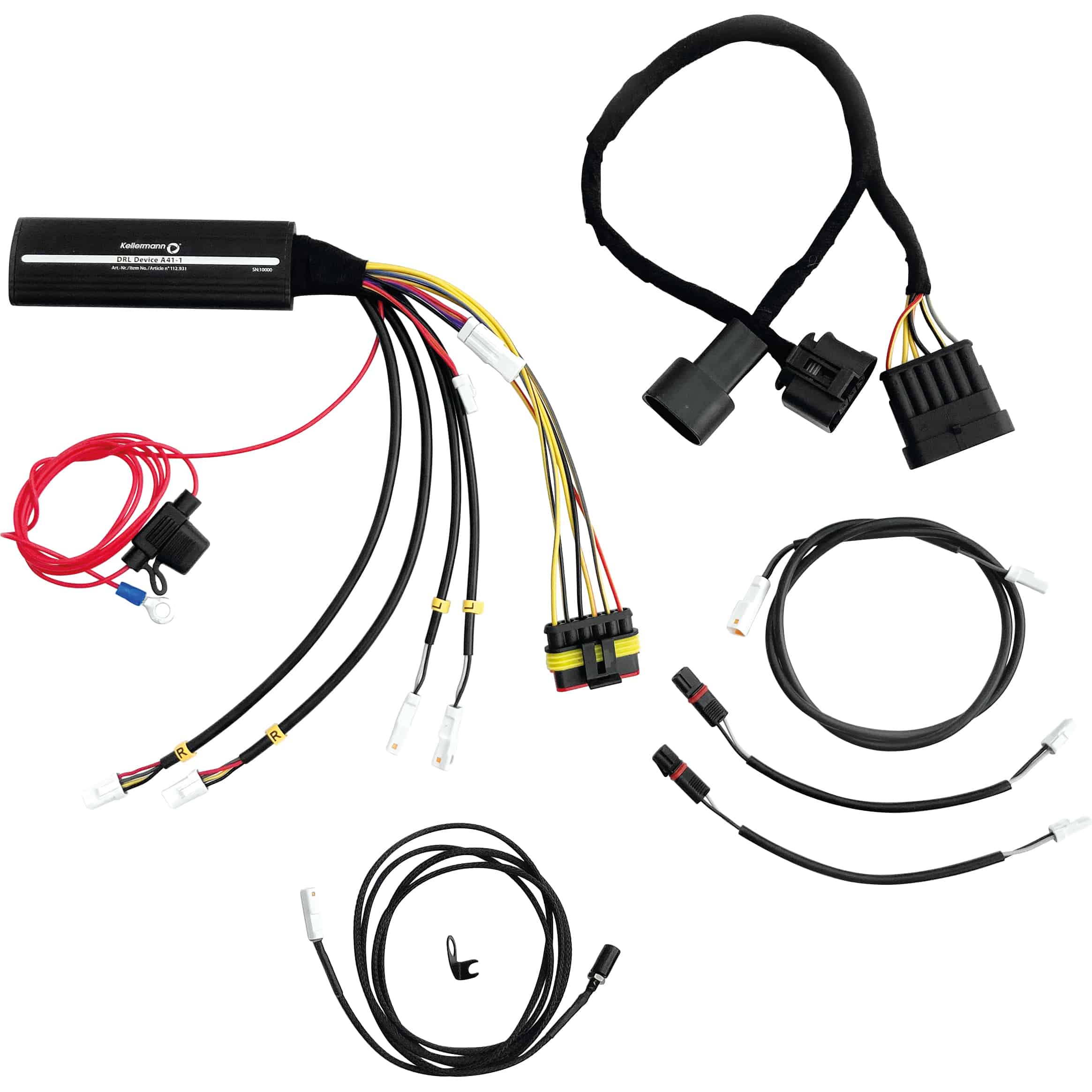 Kellermann Technikset für Dayron®i für BMW R 1250 GS Halogen 3 Kabel 6- - Motorradteile & Ersatzteile - Elektrik
