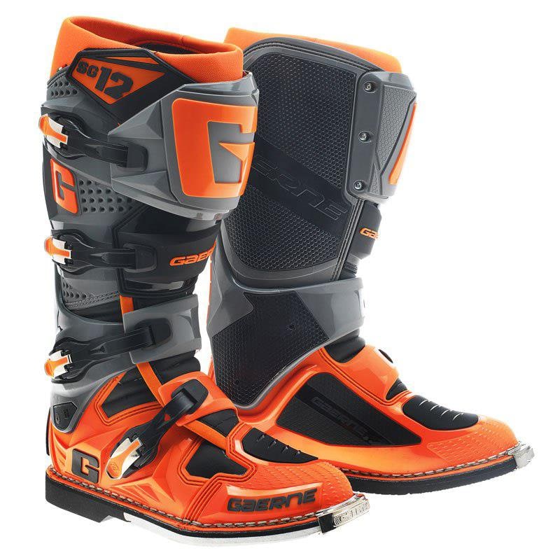 Gaerne-Sg12 Uni Cross Stiefel orange/grau/schwarz-3009541999011
