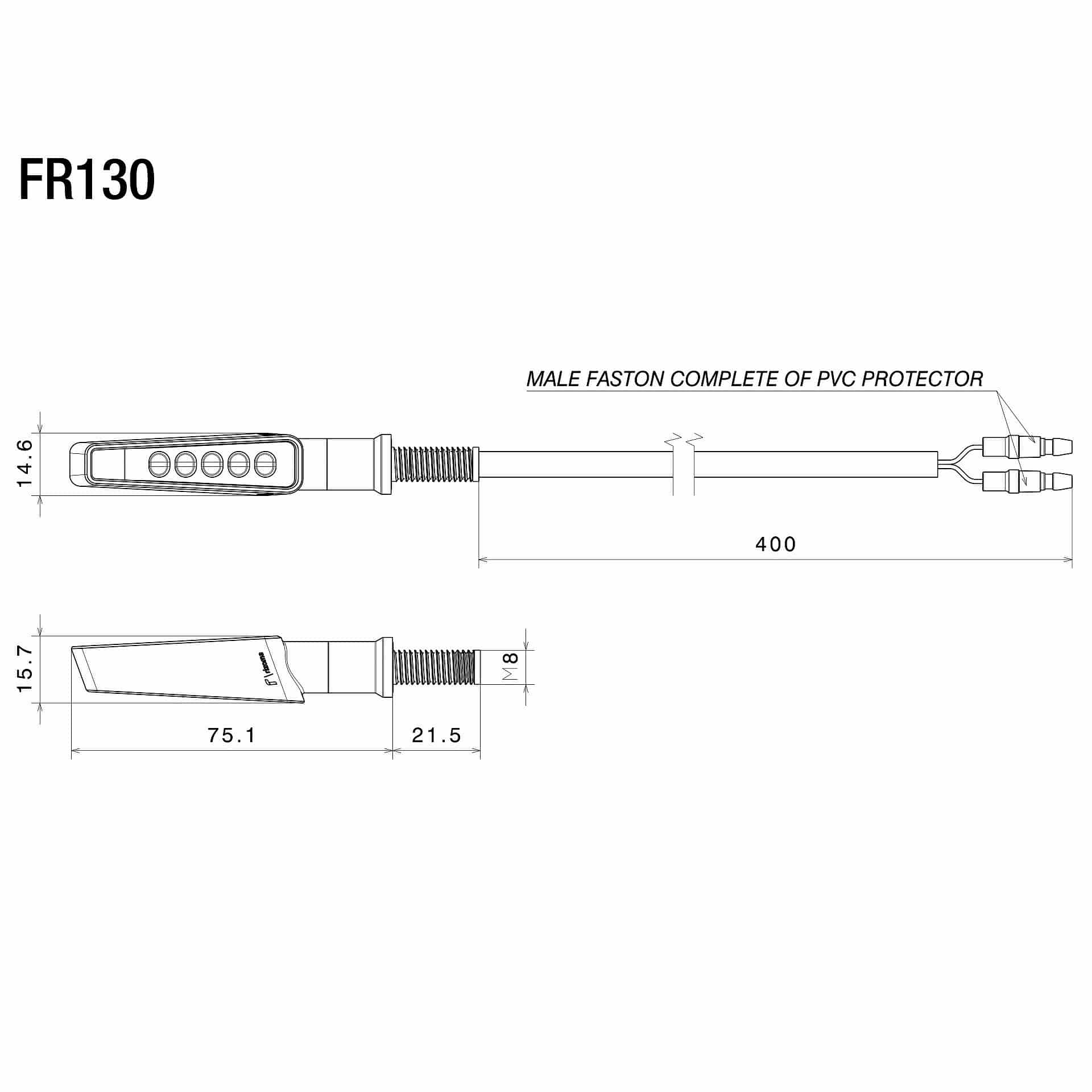 Rizoma-LED Lauflicht-Blinker Vision M8-5733131020000000