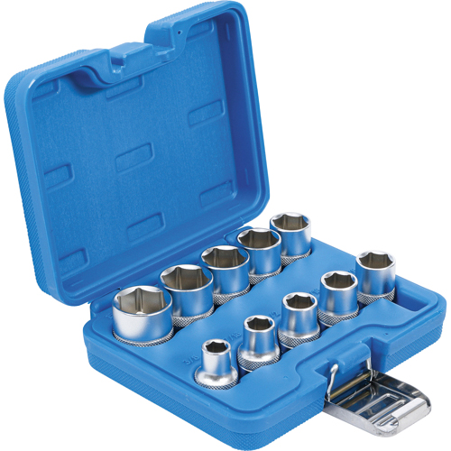 BGS-Steckschlüssel-Einsatz-Satz Zoll 12,5mm (1/2") 10-teilig-0033541158000210