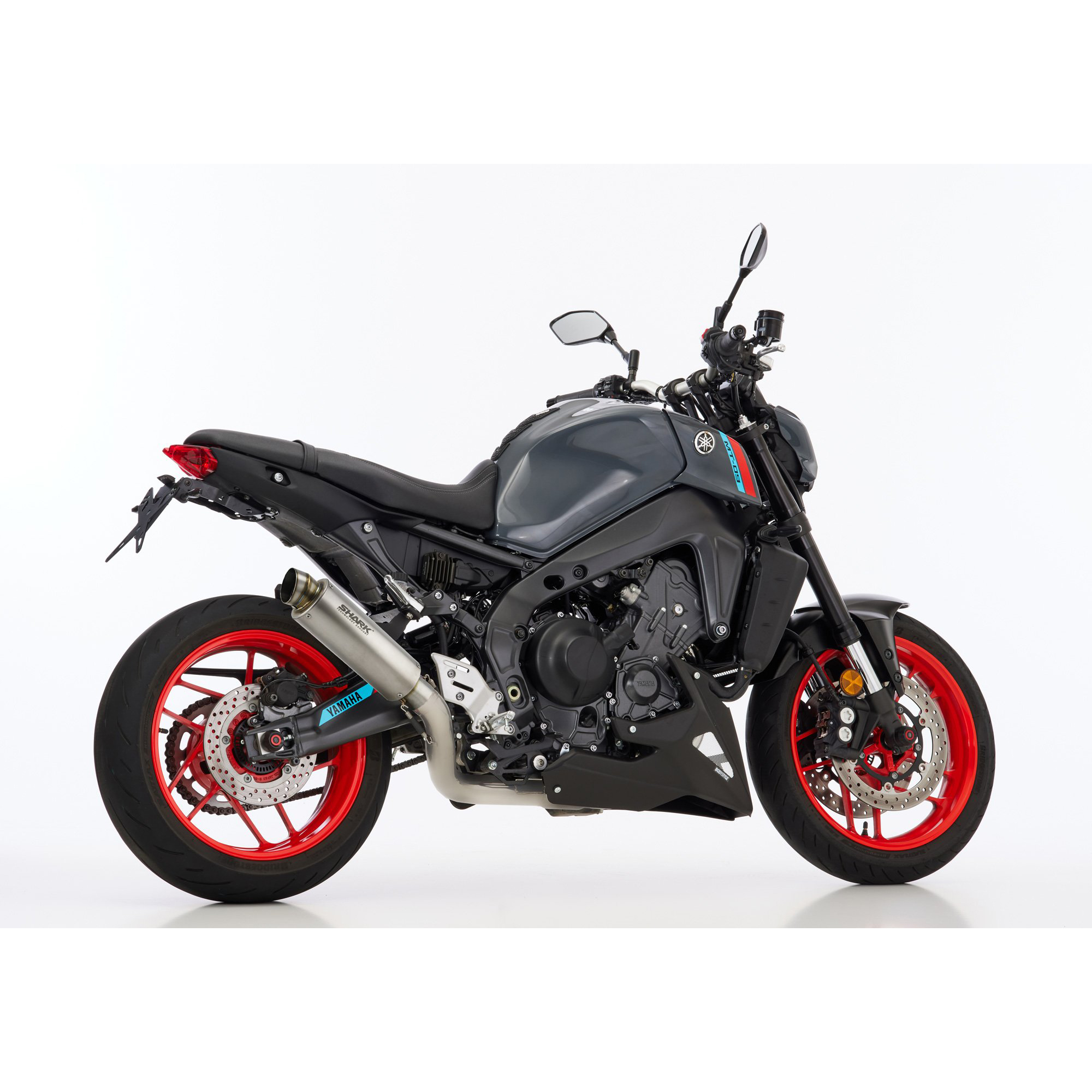Shark exhaust Auspuff SRC4 3in1 Titan für Yamaha MT-09 /SP 2021-2023 - Motorradteile & Ersatzteile - Auspuff