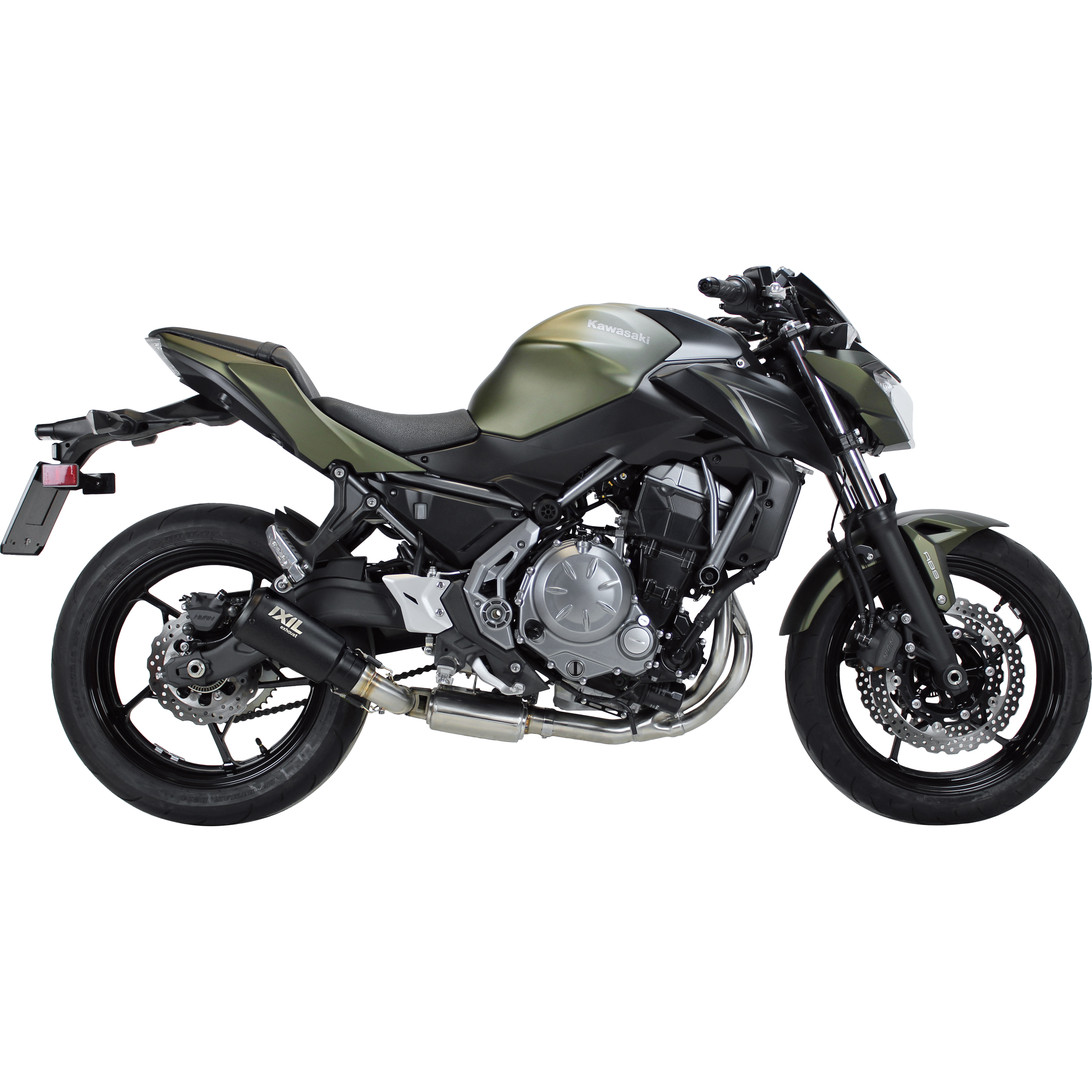 IXIL RB Auspuff schwarz 2-1 für Kawasaki Ninja/Z 650 2017-2019 - Motorradteile & Ersatzteile - Auspuff