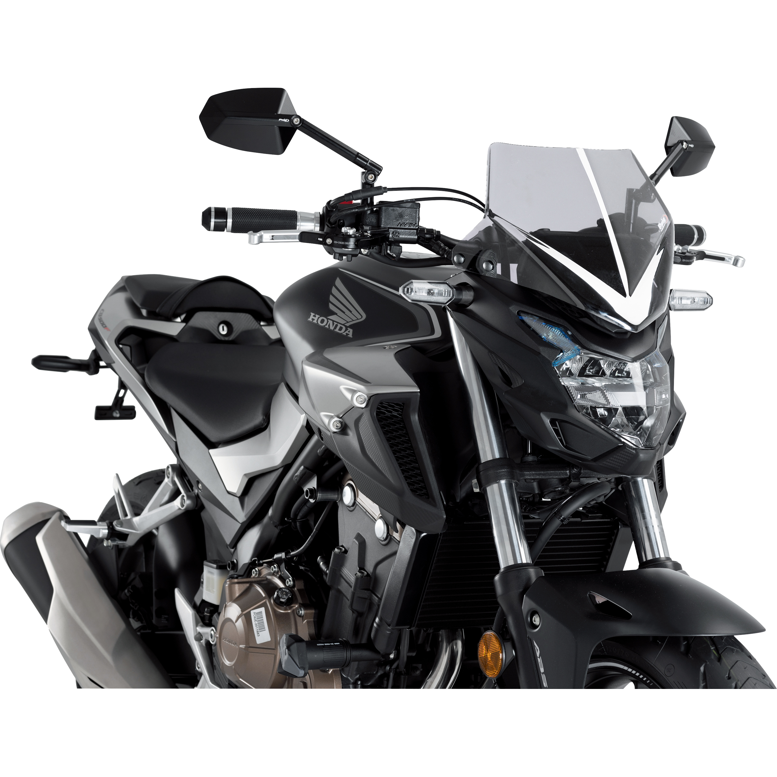 Puig Windschutzscheibe NG Sport getönt für Honda CB 500 F 2016- - Motorradteile & Ersatzteile - Anbauteile