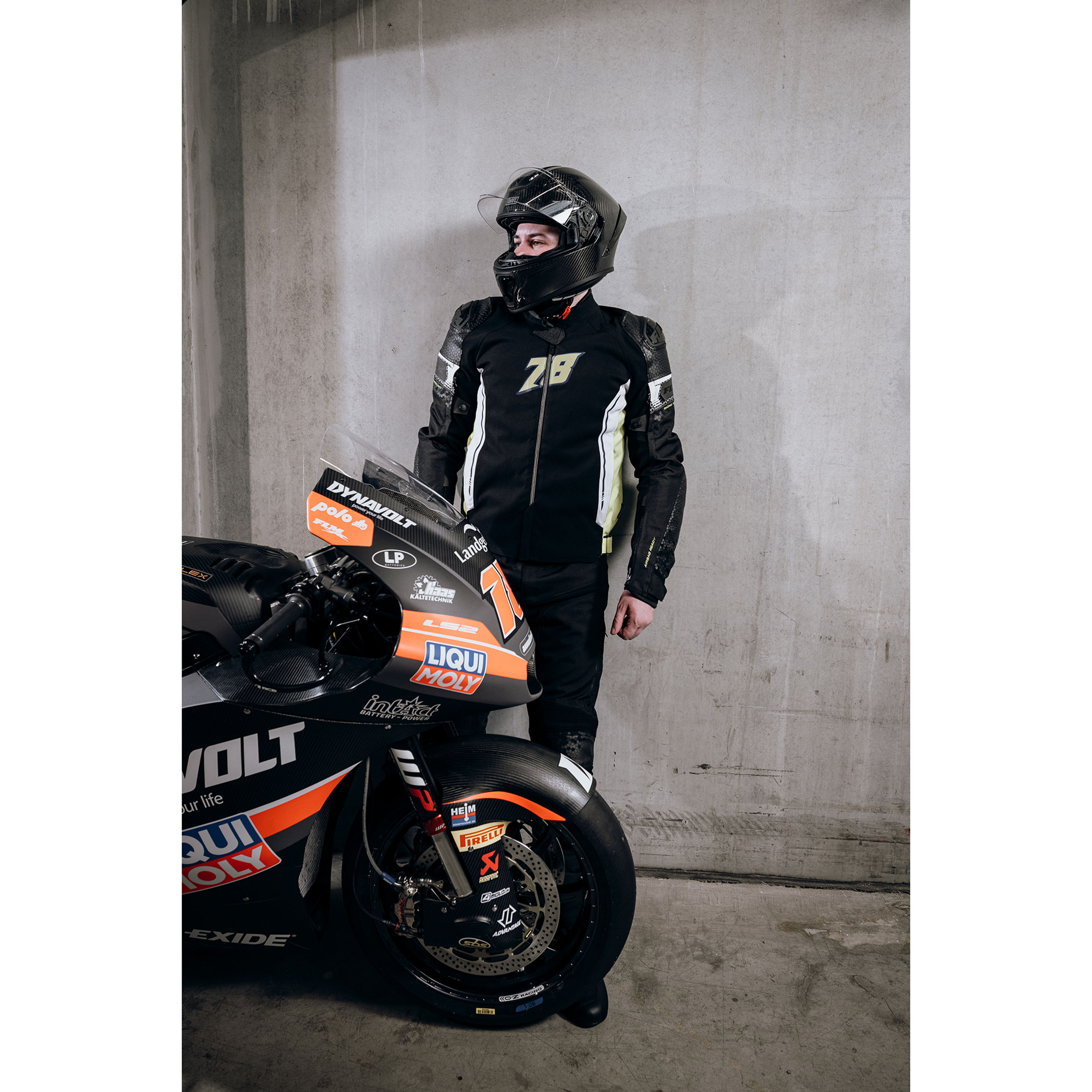 FLM-Octane Textiljacke 2 schwarz/grün-0000827999073