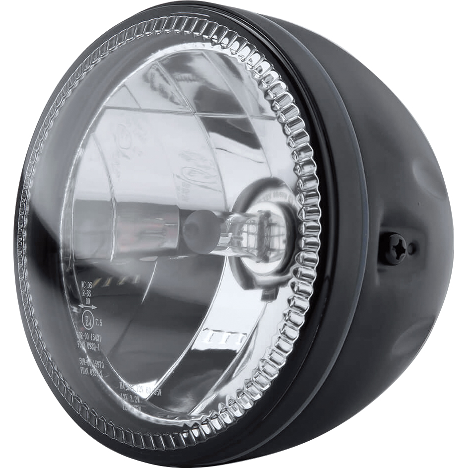 Highsider-H4 Hauptscheinwerfer Ø145mm mit LED Skyline schwarz seitlich-5661371033003940