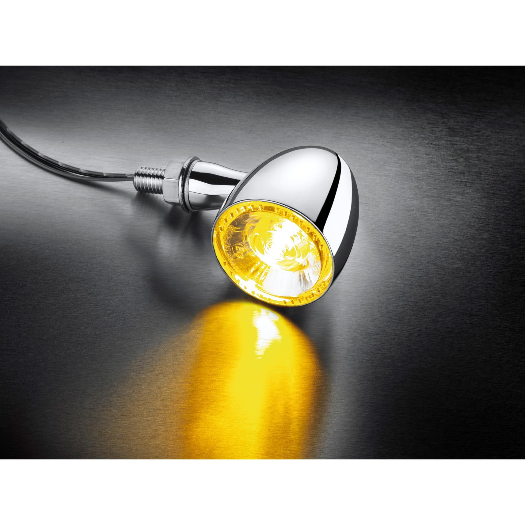 Kellermann-LED Metall Blinker M8 Bullet 1000® Extreme Ø39mm chrom-5699241020000300