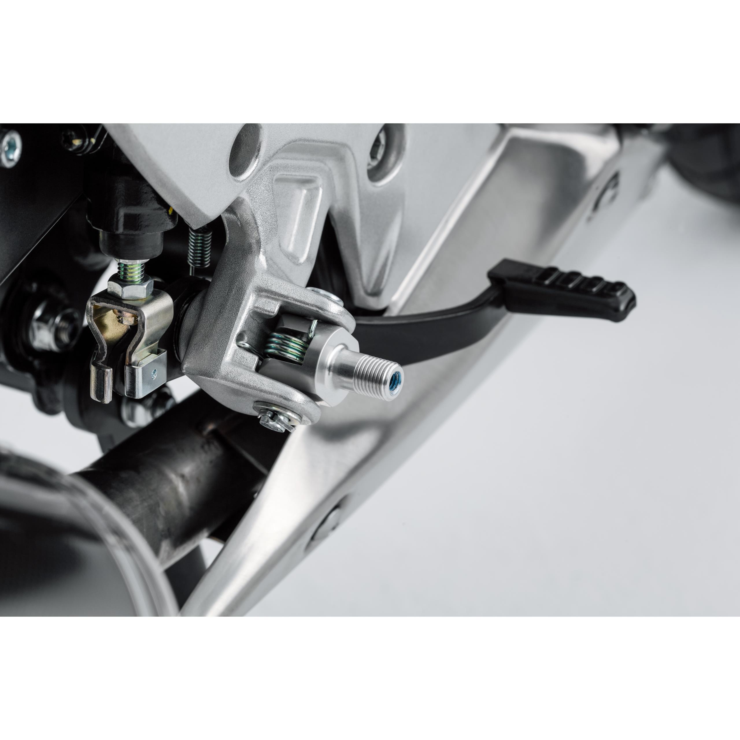 MFW Adaptergelenkpaar für Fußrasten Fahrer FGH8 silber - Motorradteile & Ersatzteile - Fußrasten & Hebel