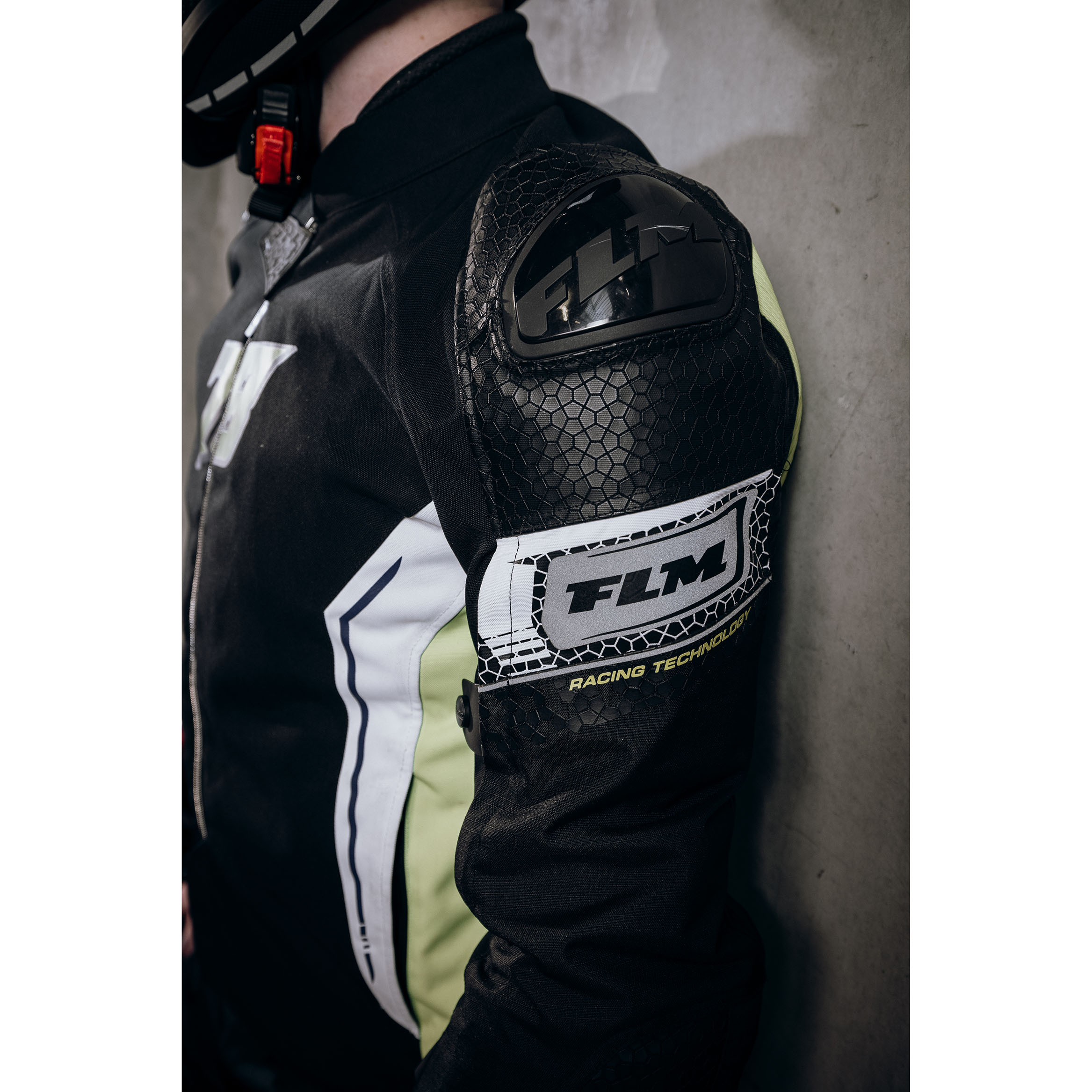 FLM-Octane Textiljacke 2 schwarz/grün S-0000827999073008