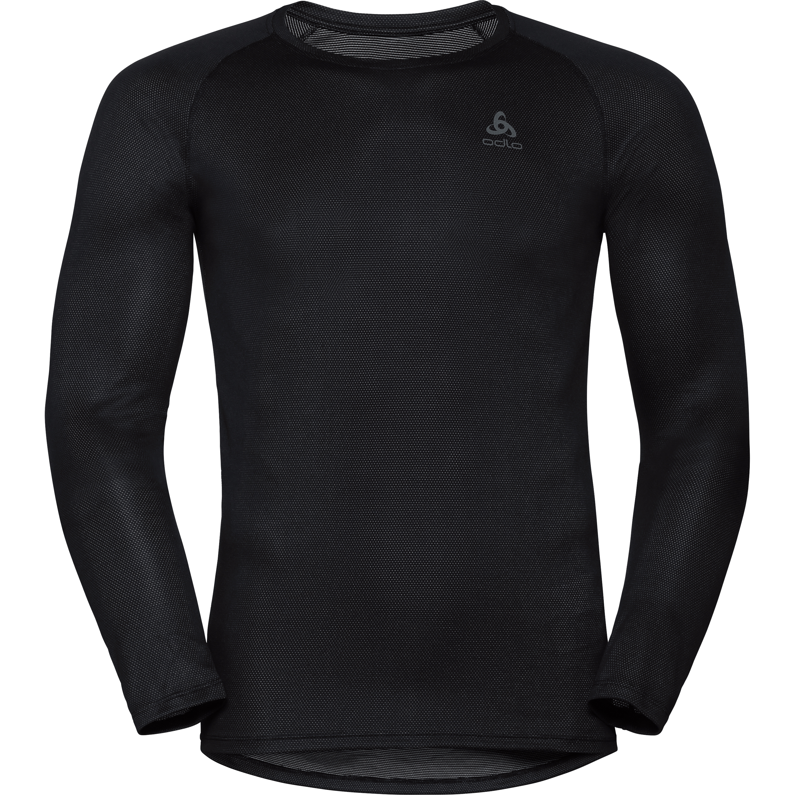 Odlo Active F-Dry Light Langarmshirt schwarz S - Motorradbekleidung - Motorradbekleidung Herren