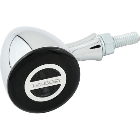 Highsider-LED Alu Rücklicht/Blinkerpaar Rocket Bullet Ø45mm-5710991029001521