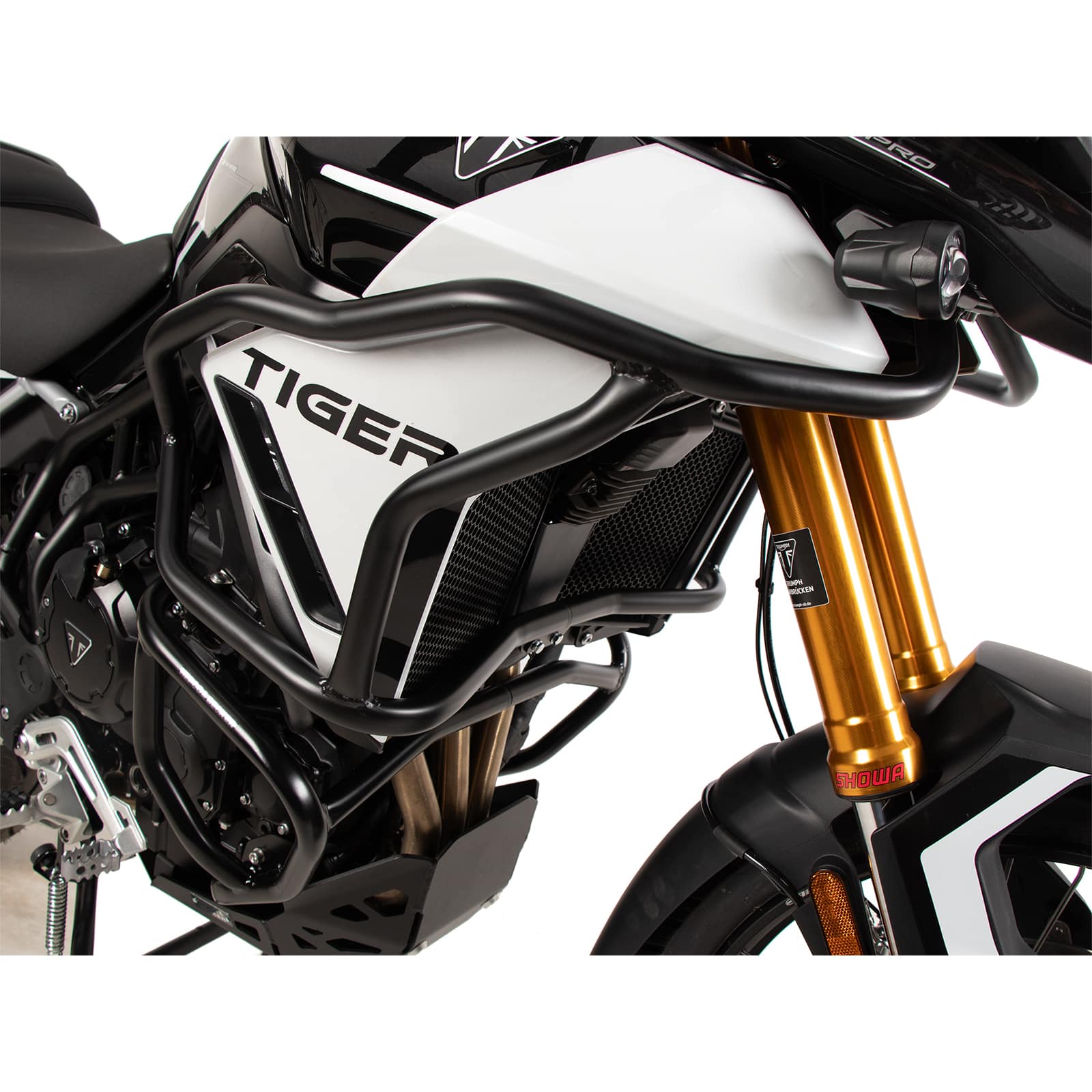 Hepco & Becker Sturzbügel Tank solid schwarz für Tiger 900 Rally Pro 2024- - Motorradteile & Ersatzteile - Anbauteile