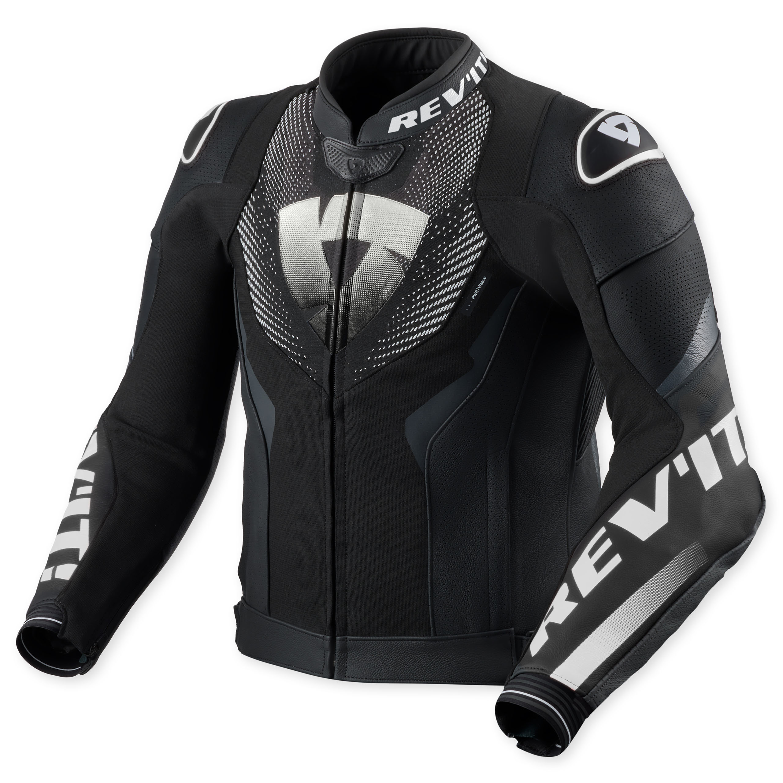 REV'IT! Hyperspeed 3 Air Jacke schwarz/weiß 48 - Motorradbekleidung - Motorradbekleidung Herren