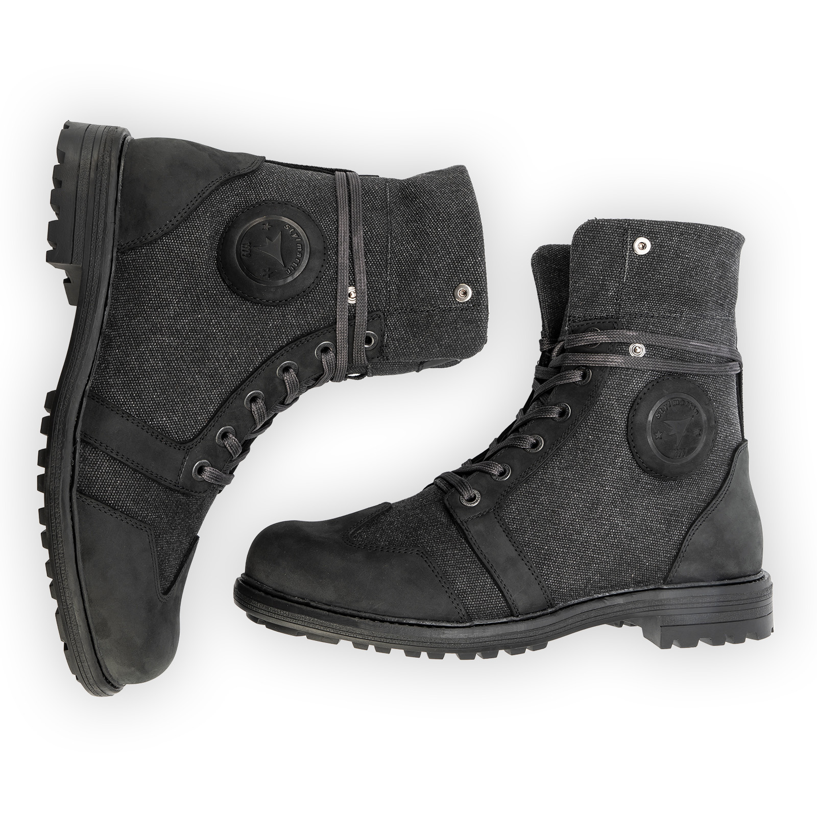 Stylmartin-Smith WP Motorradschnürstiefel schwarz 44-0001861999001744