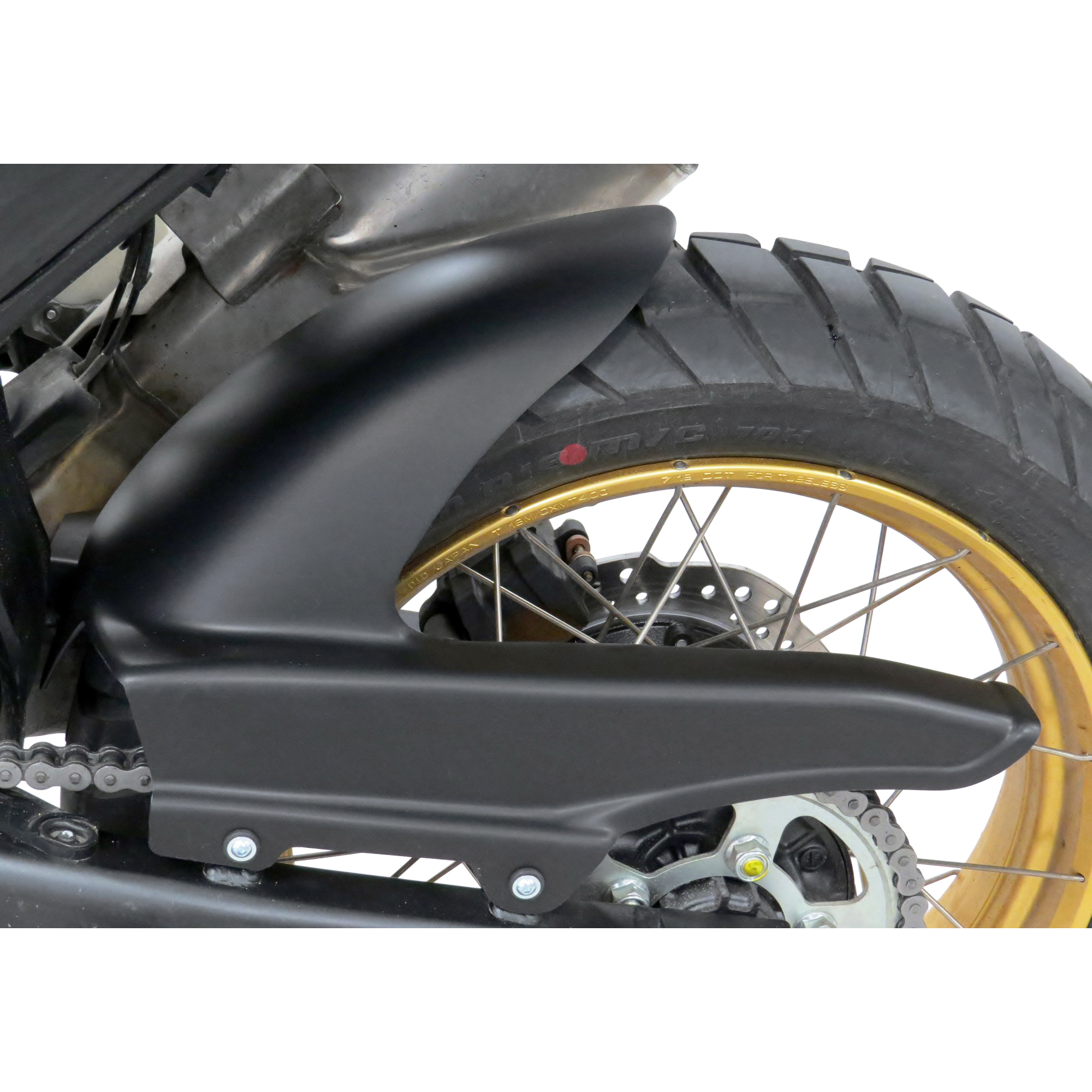 Bodystyle Hinterradabdeckung Sportsline mattschwarz für Honda XL/CRF 7 - Motorradteile & Ersatzteile - Verkleidungen & Abdeckungen