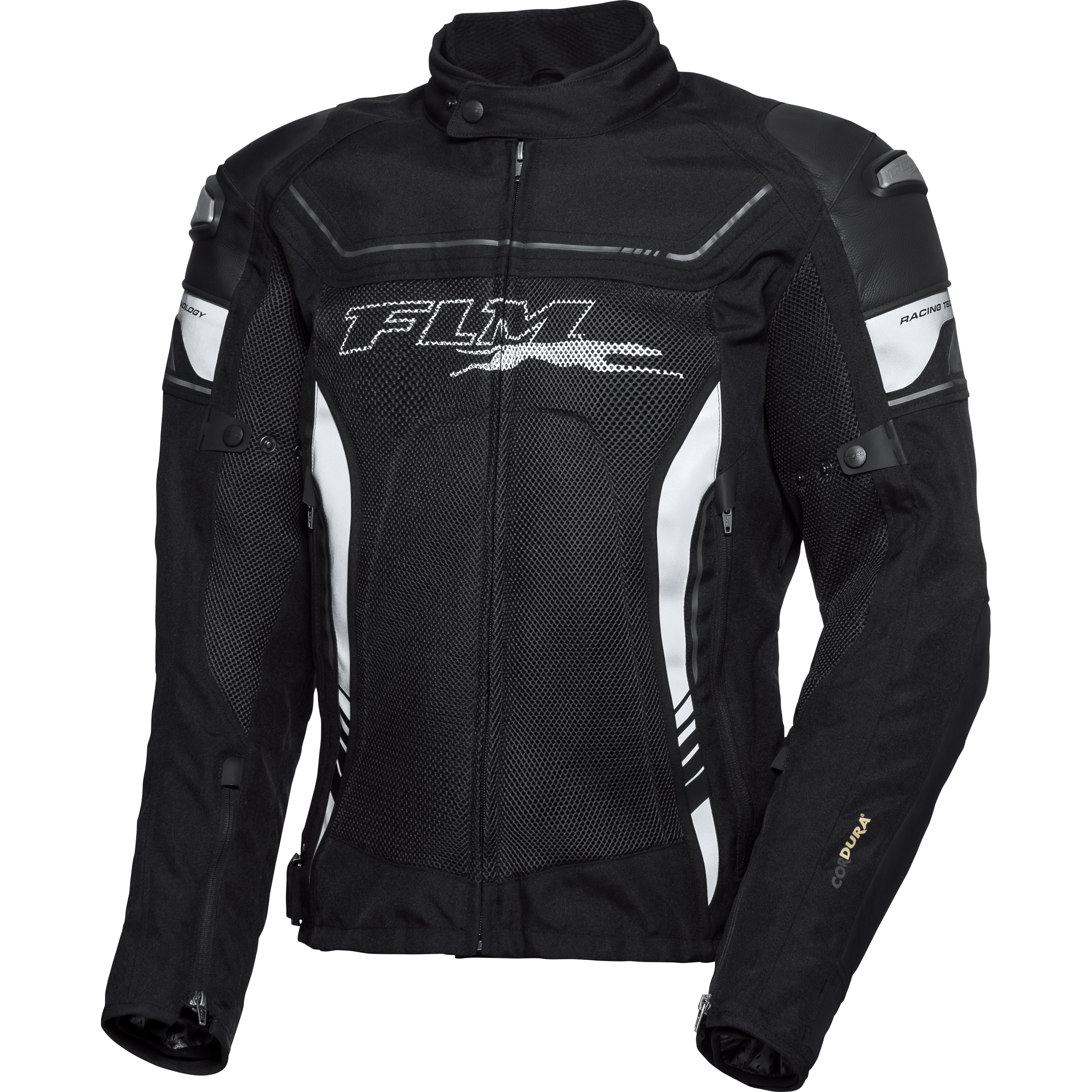 FLM Sports Damen Leder-/Textiljacke 3.1 schwarz L - Motorradbekleidung - Sport Motorradbekleidung