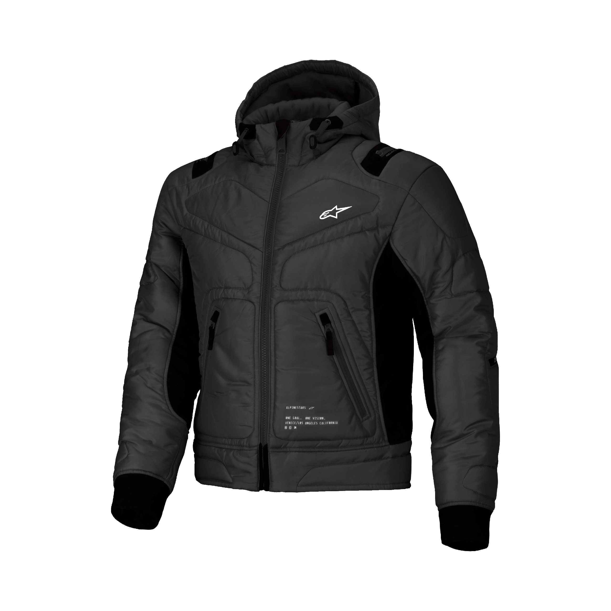 Alpinestars Mohobbs WP Jacke schwarz/fluo orange XXL - Motorradbekleidung - Motorradjacken