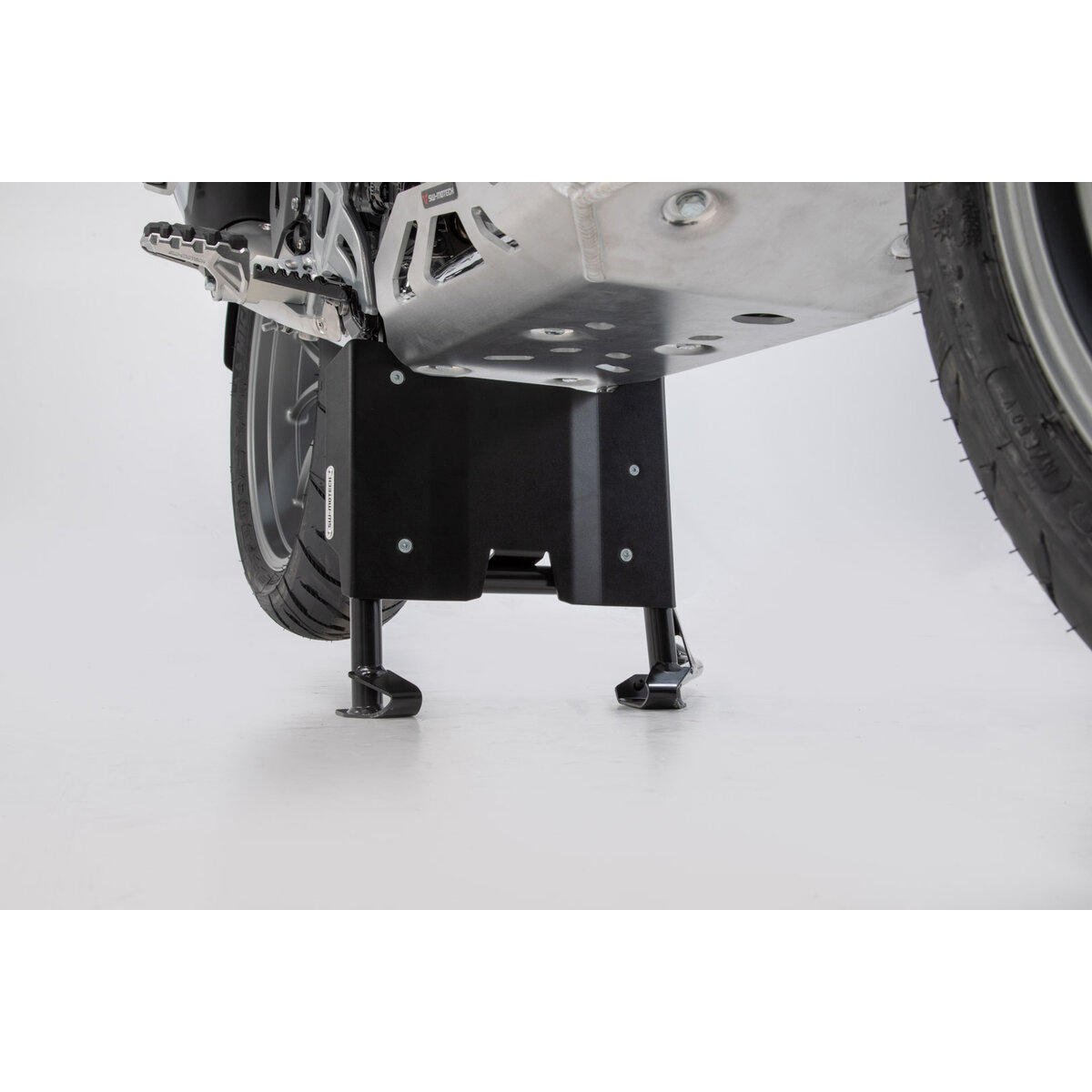 SW-MOTECH Hauptständerschutz Alu schwarz für BMW R 1200/1250 GS /ADV 2 - Motorradteile & Ersatzteile - Anbauteile