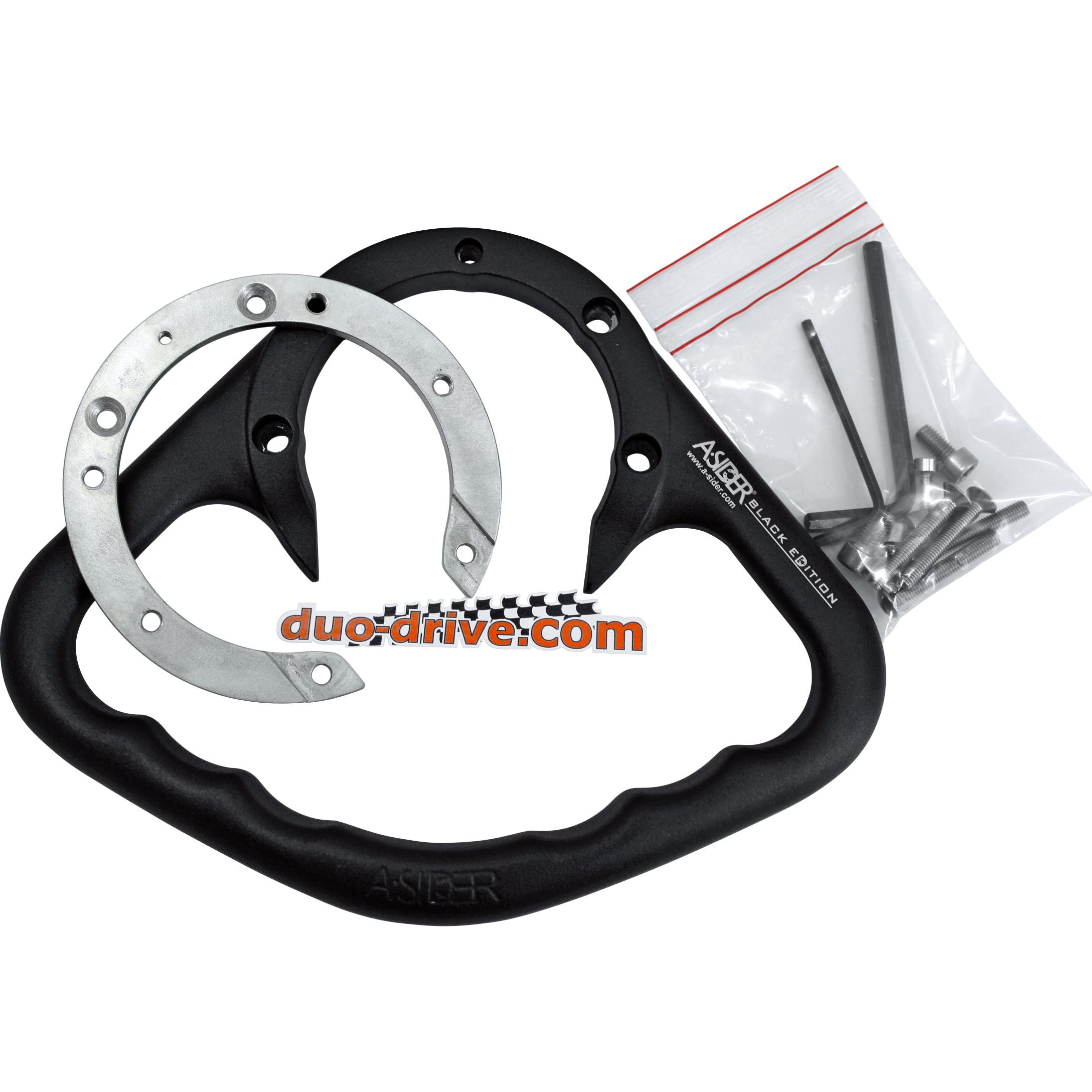 DuoDrive Beifahrerhaltegriff 6 Schrauben BR 01 B mattschwarz - Motorradteile & Ersatzteile - Lenker, Griffe & Hebel