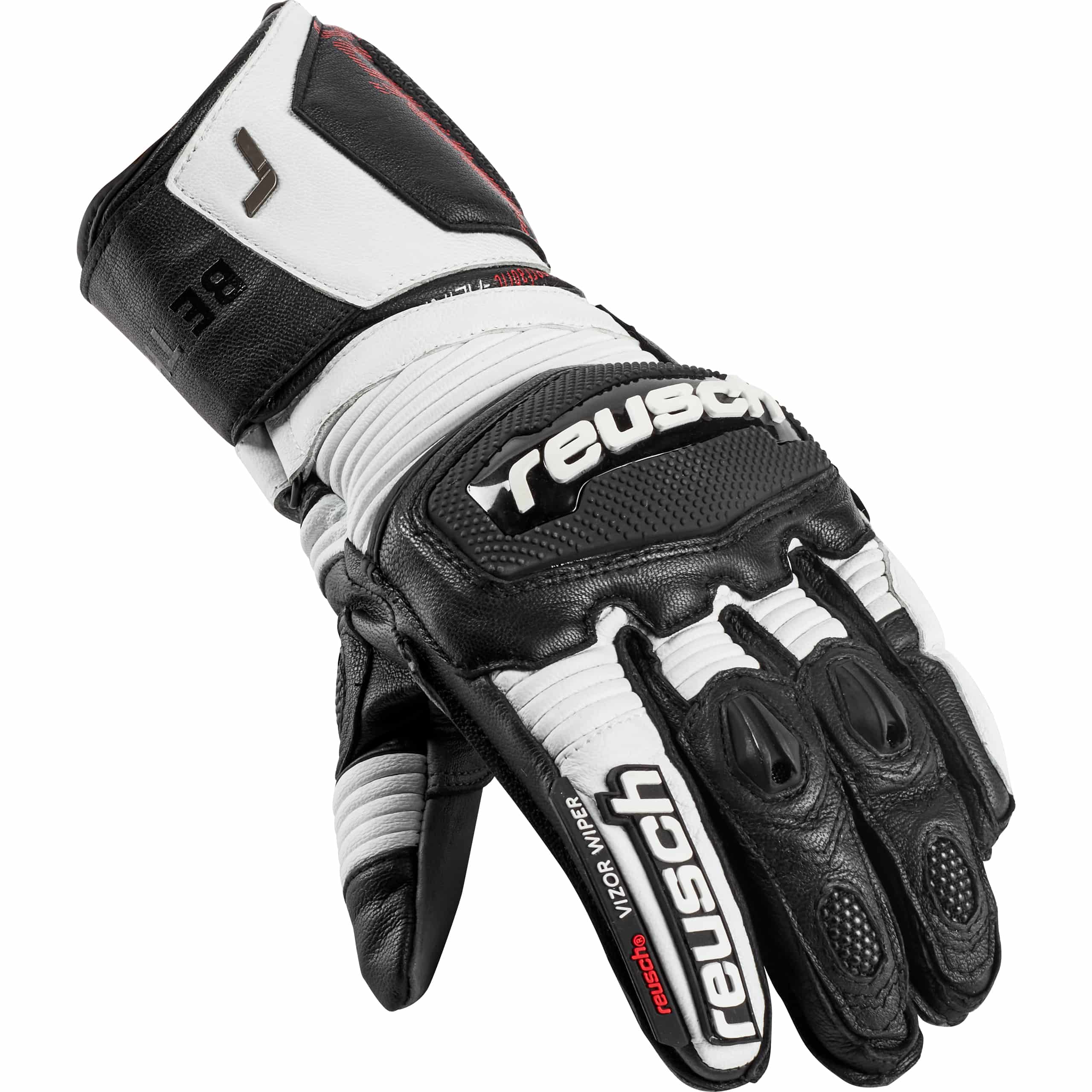 Reusch-Bella V1P Racing Damen Lederhandschuh lang weiß 8-3115051006004934