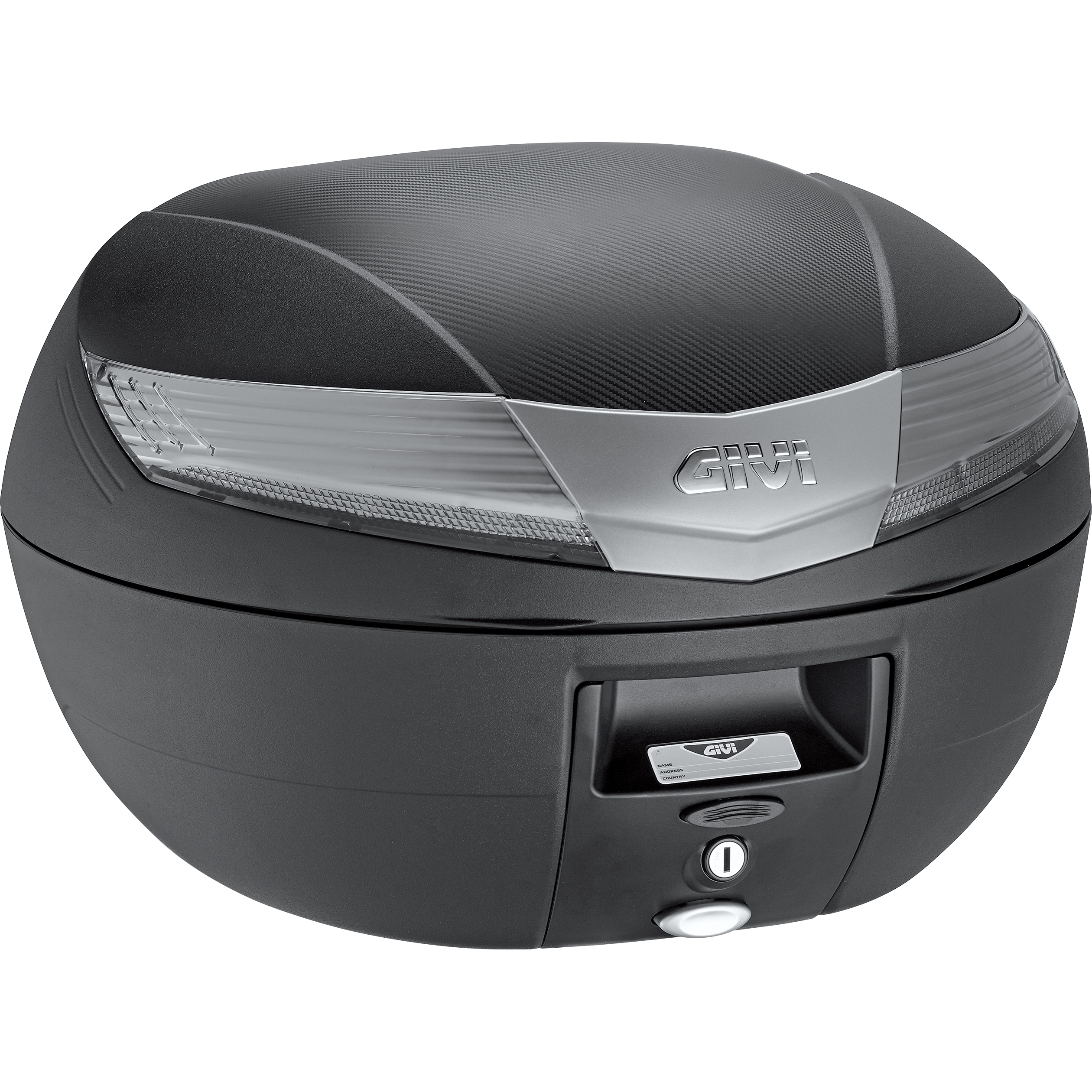 Givi Monokey® Topcase V40NT Tech schwarz/getönt 40 Liter - Motorradzubehör - Motorradgepäck