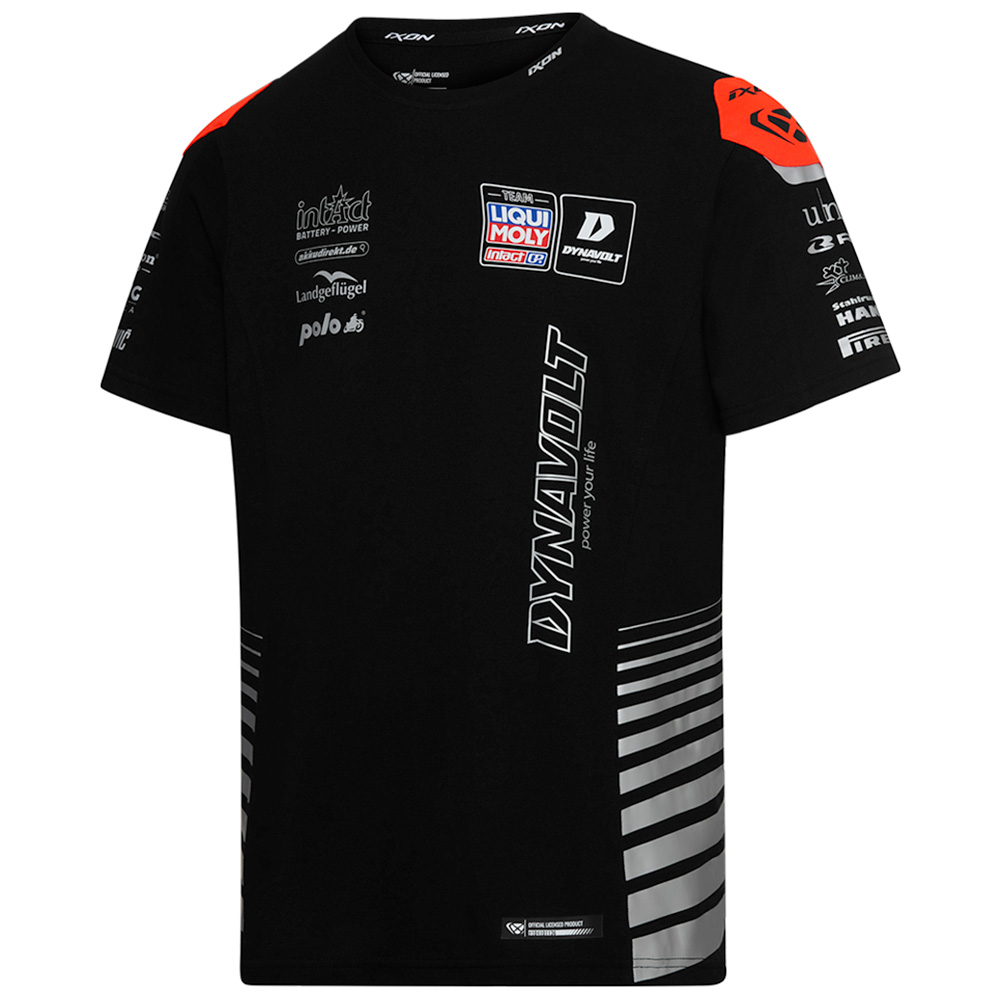Ixon Liqui Moly Dynavolt Intact GP Team T-Shirt 2025 noir