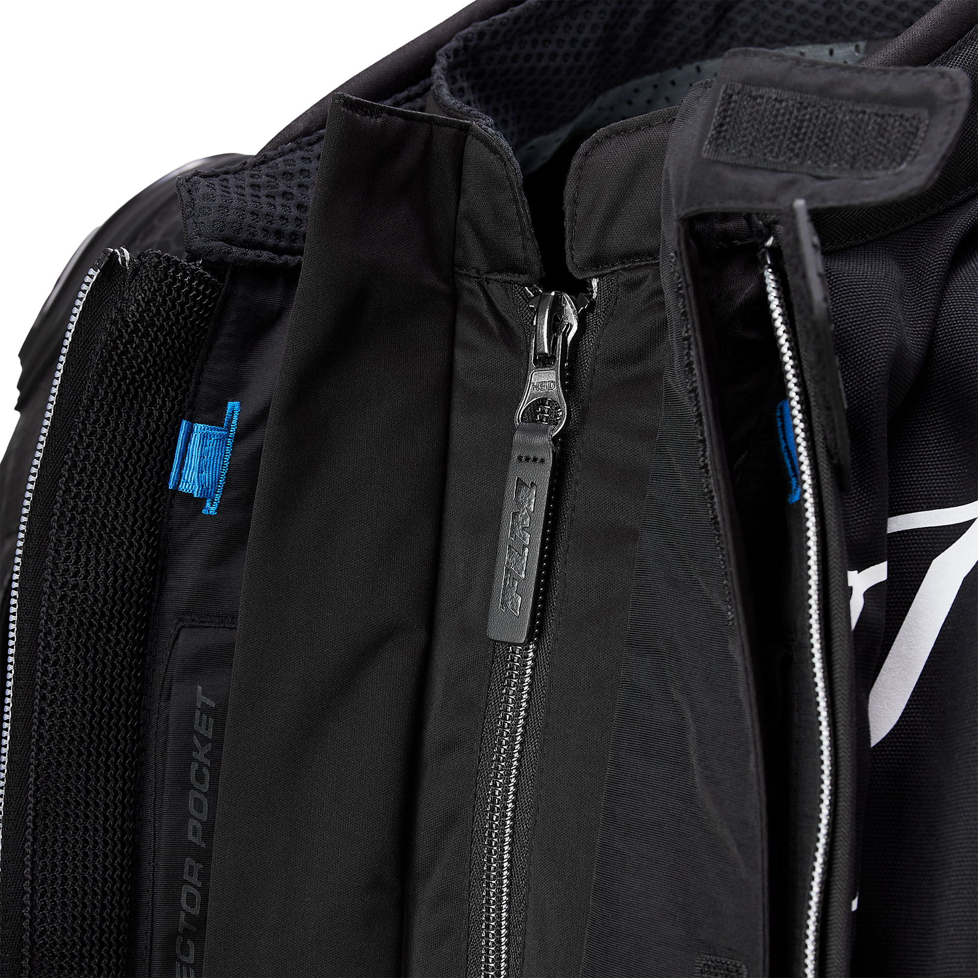 FLM-Octane Textiljacke 2 schwarz/weiß-0000827999031