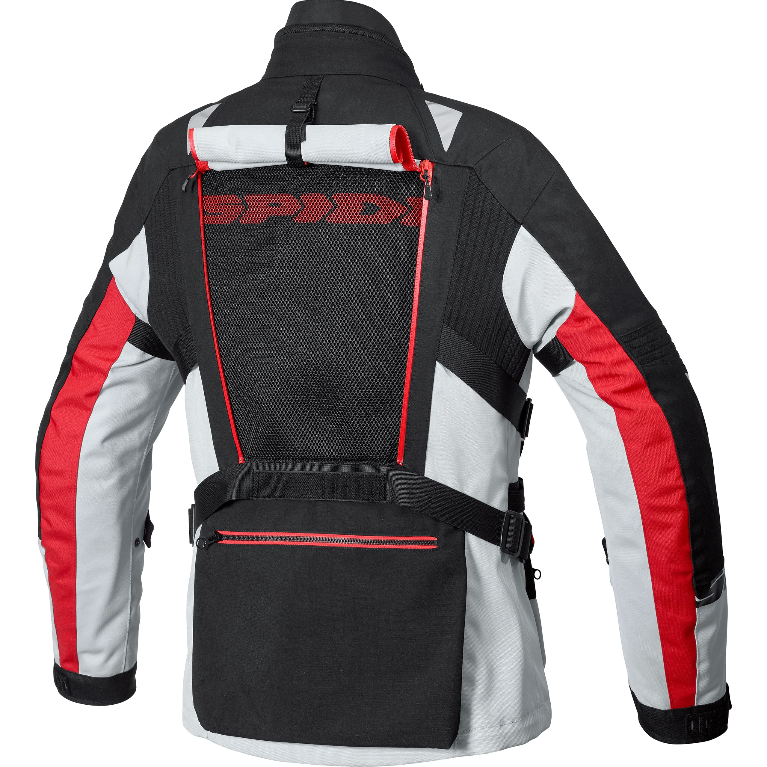 SPIDI-Allroad H2Out Textiljacke grau/rot-2016381999002