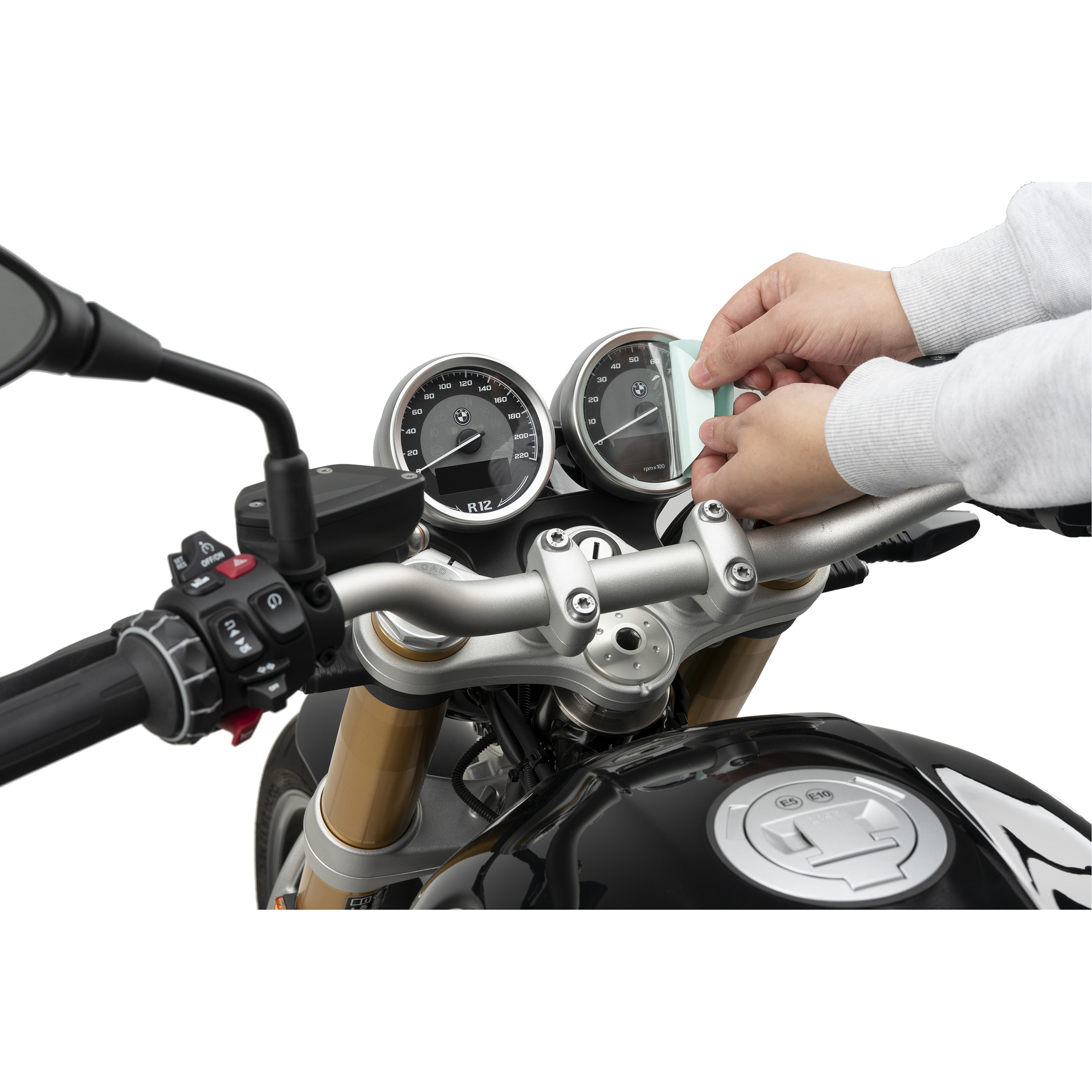 Puig Cockpitschutzfolie Paar 22035W für BMW R 12 NineT 2024- - Motorradteile & Ersatzteile - Verkleidungen & Abdeckungen