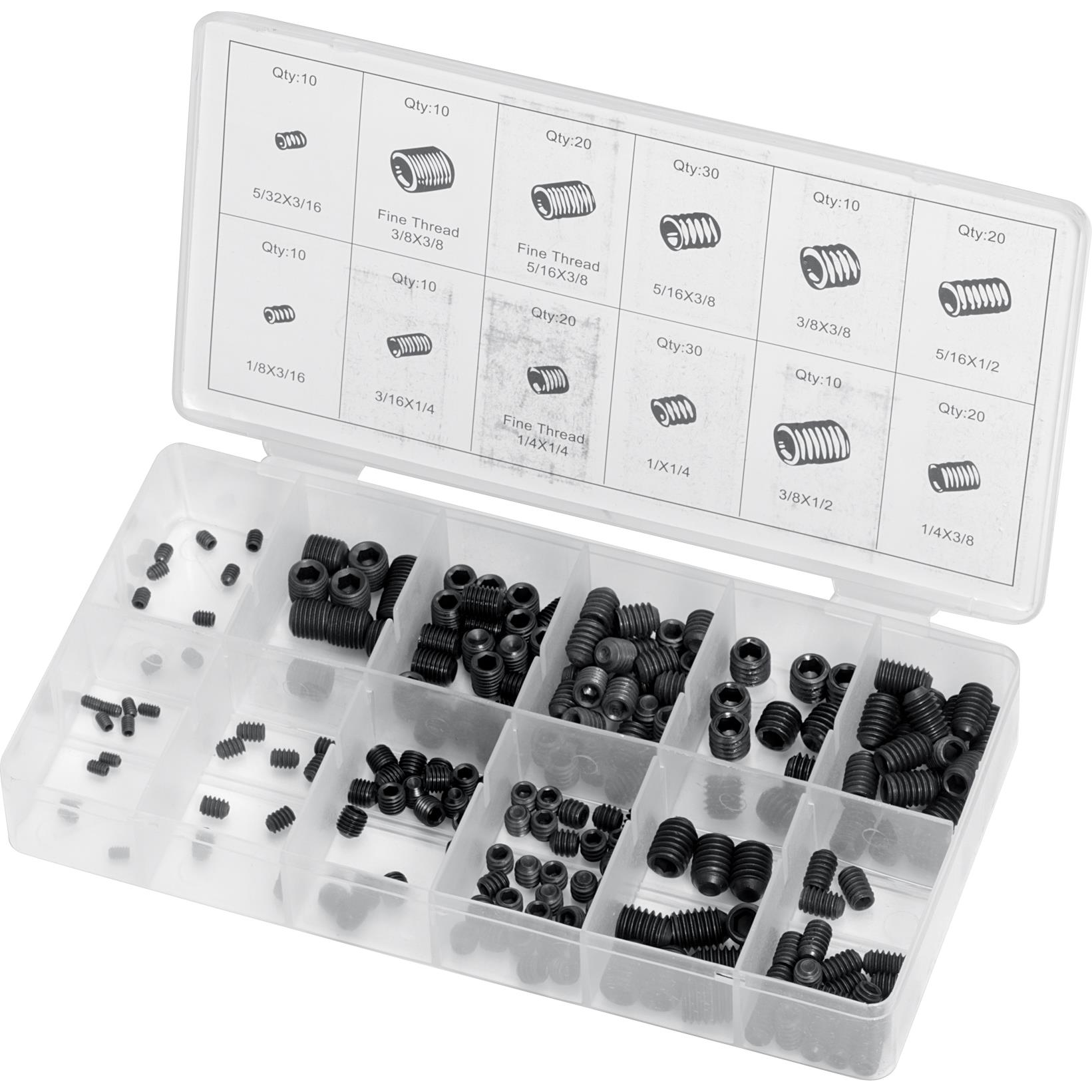 Hi-Q Tools-Madenschrauben Set 200-teilig-5541861155006130