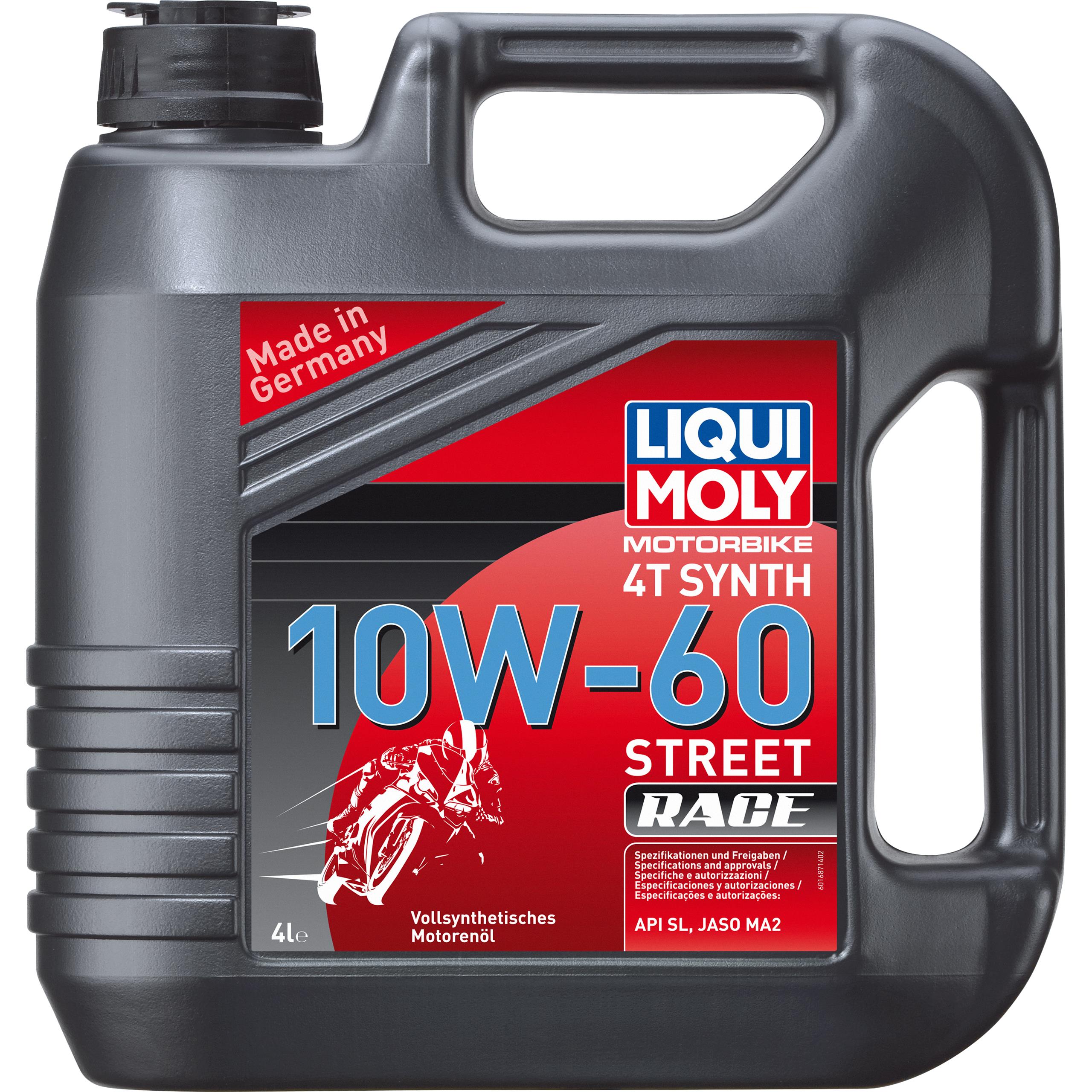 Liqui Moly-Motorbike 4T 10W-60 Street Race Vollsynthetisch-5702351246000081