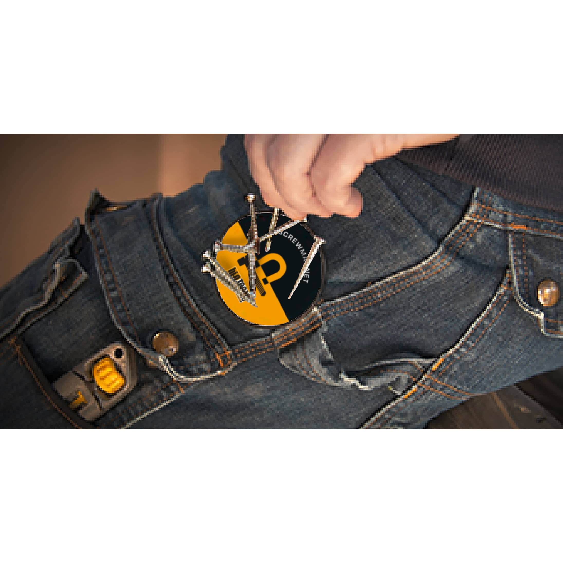 Hi-Q Tools-Screwmagnet Ø 67mm mit Hosenclip-5733491098000022