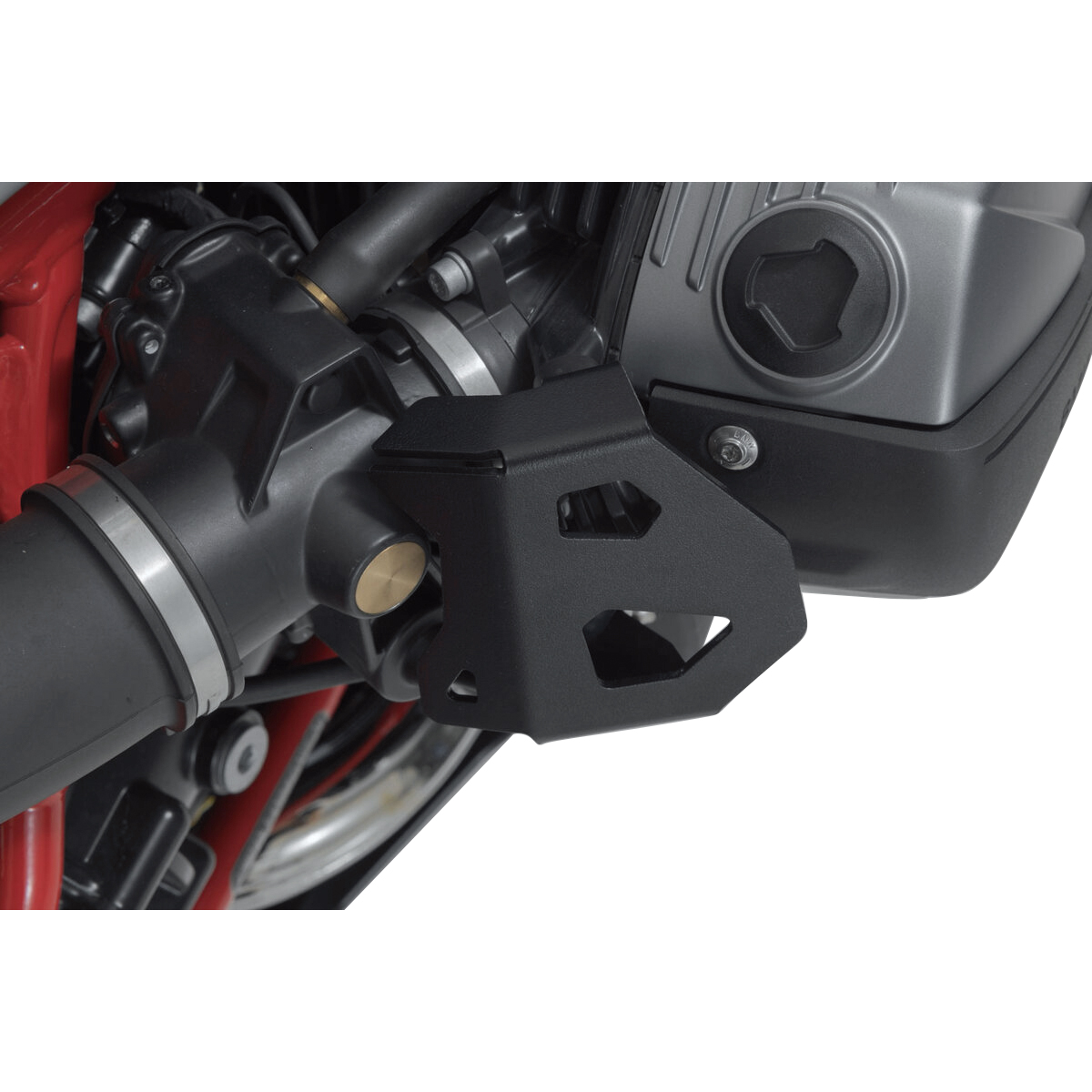 SW-MOTECH Schutzplatte Paar Einspritzdüsen schwarz für BMW R nineT 202 - Motorradteile & Ersatzteile - Anbauteile