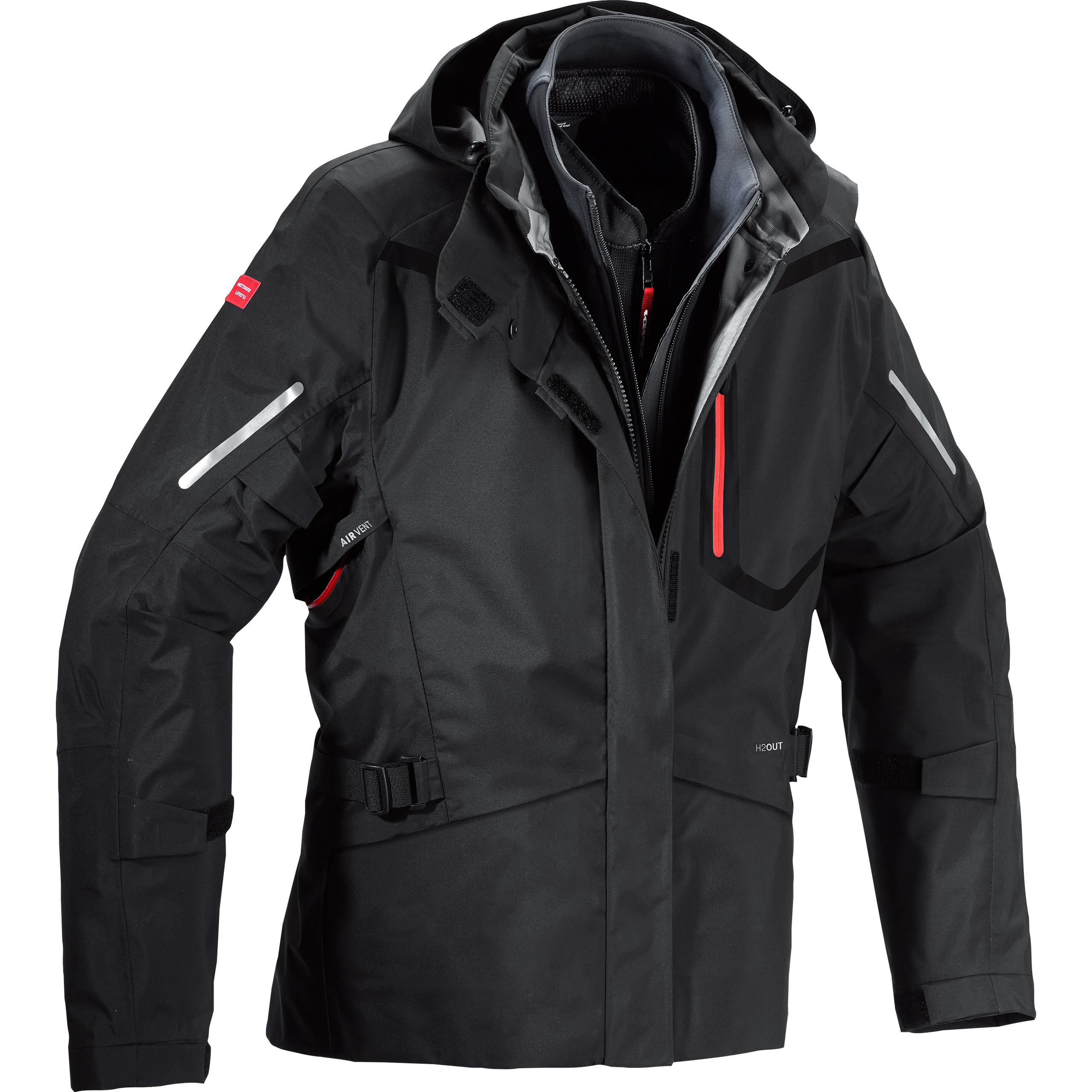 SPIDI-Mission-T Textiljacke schwarz-2016391999001