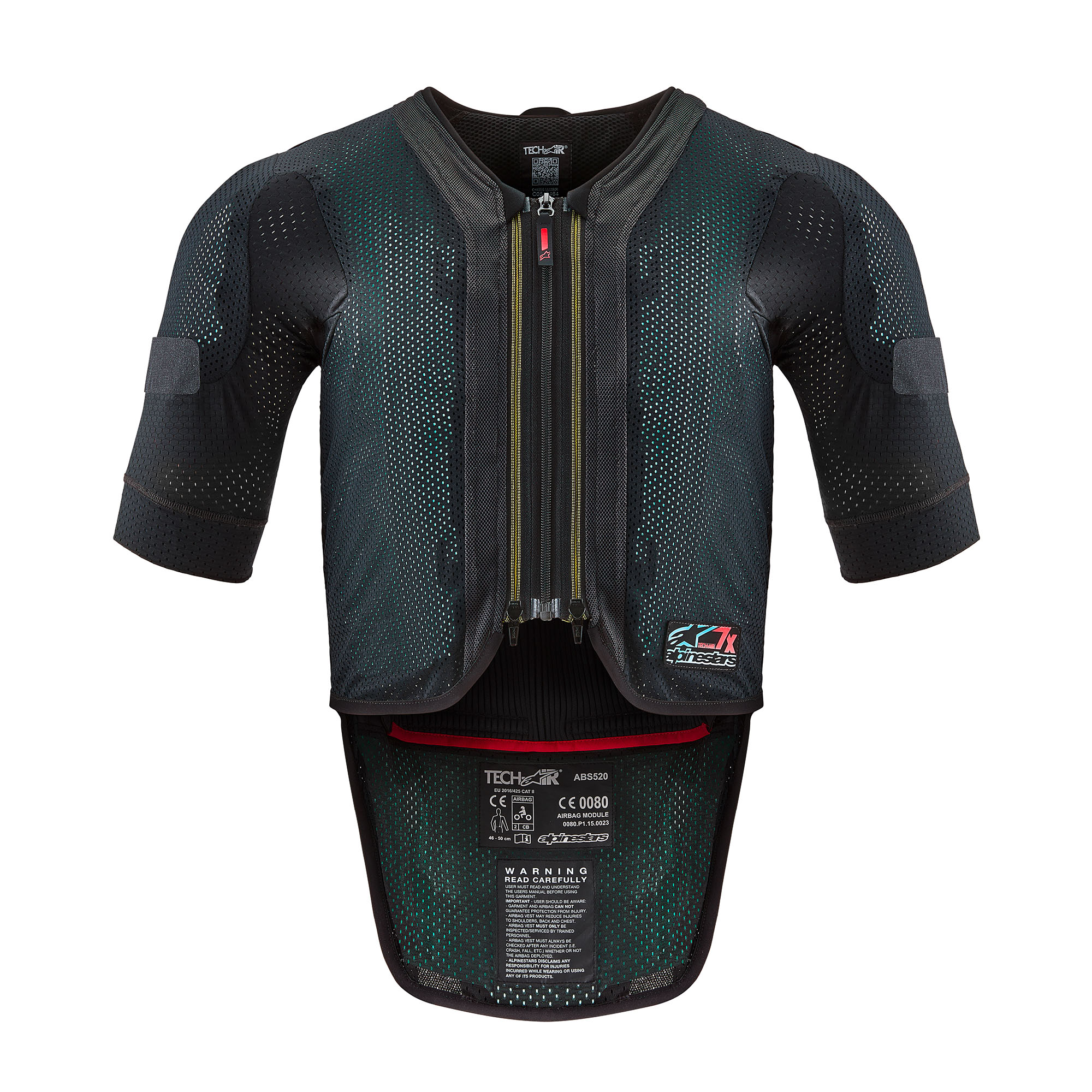 Alpinestars Tech-Air 7x Airbag Weste schwarz/rot XXL - Motorradbekleidung - Protektoren & Sicherheit