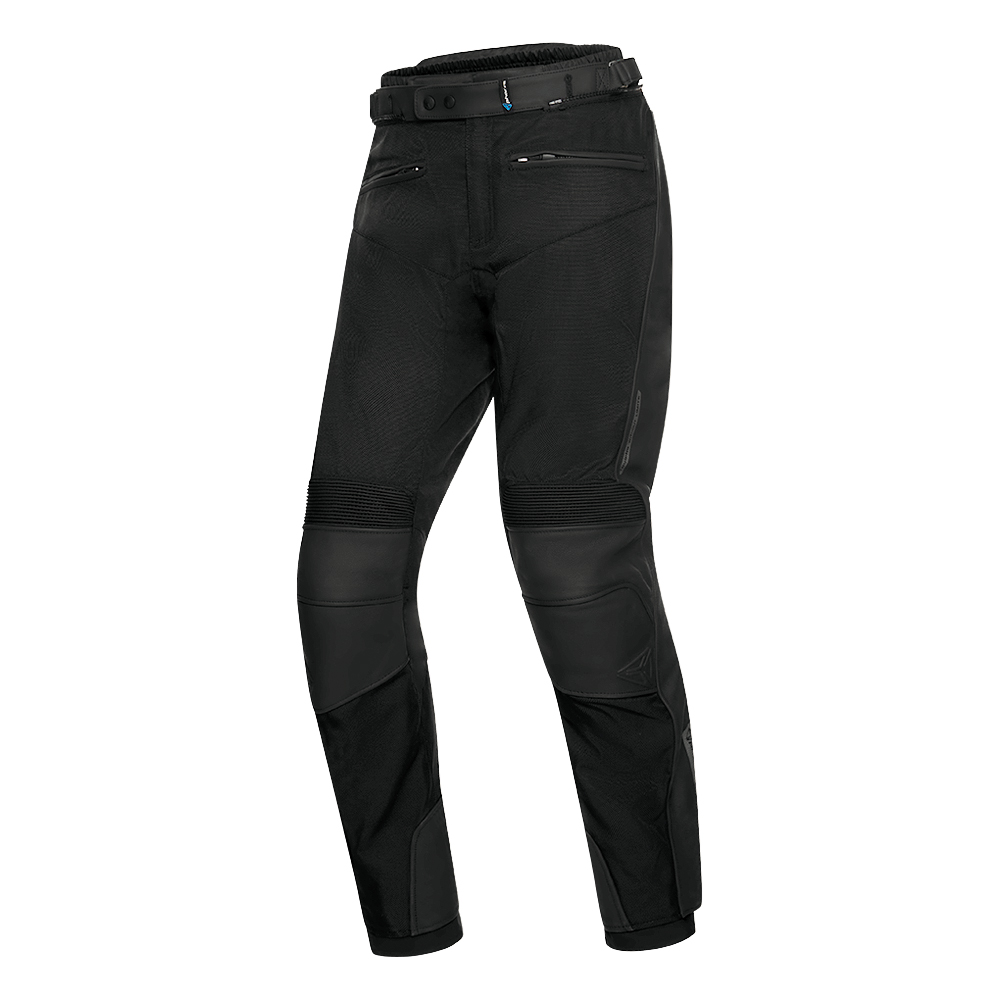 Pharao Nitra WP leather/textile trousers black
