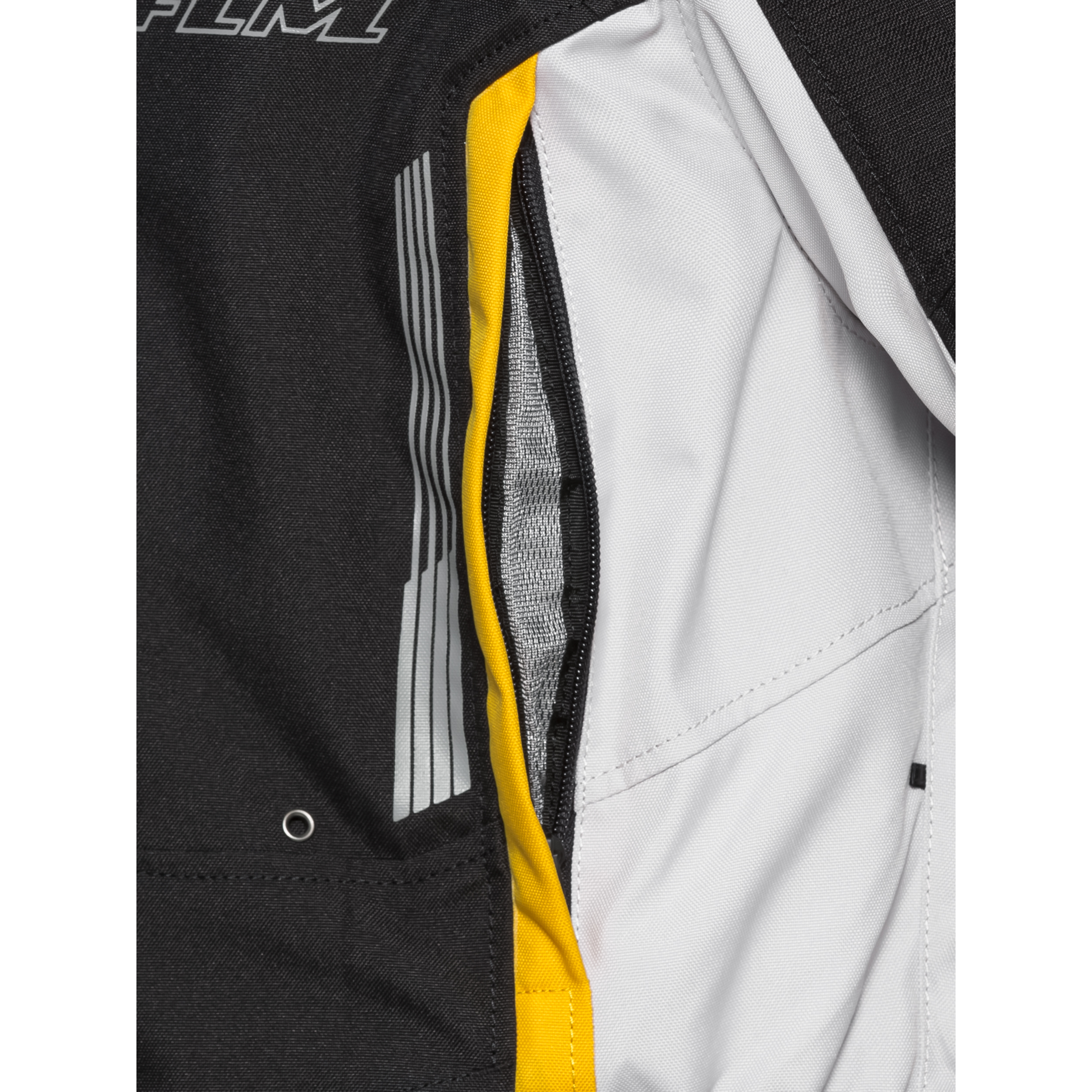 FLM-Touren Textiljacke 3.0 schwarz/grau/gelb M-2014111999005009