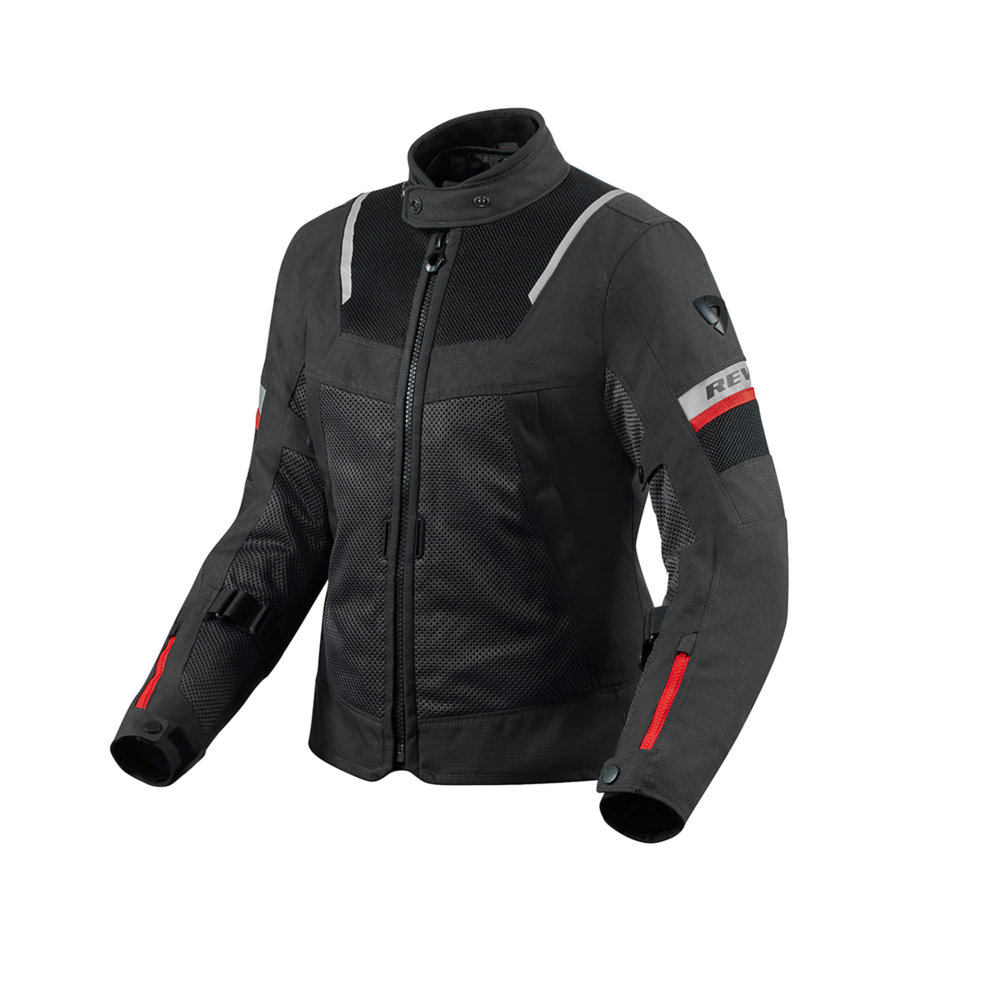 REV'IT! Tornado 4 H2O Damen Jacke schwarz/anthrazit 38 - Motorradbekleidung - Motorradjacken