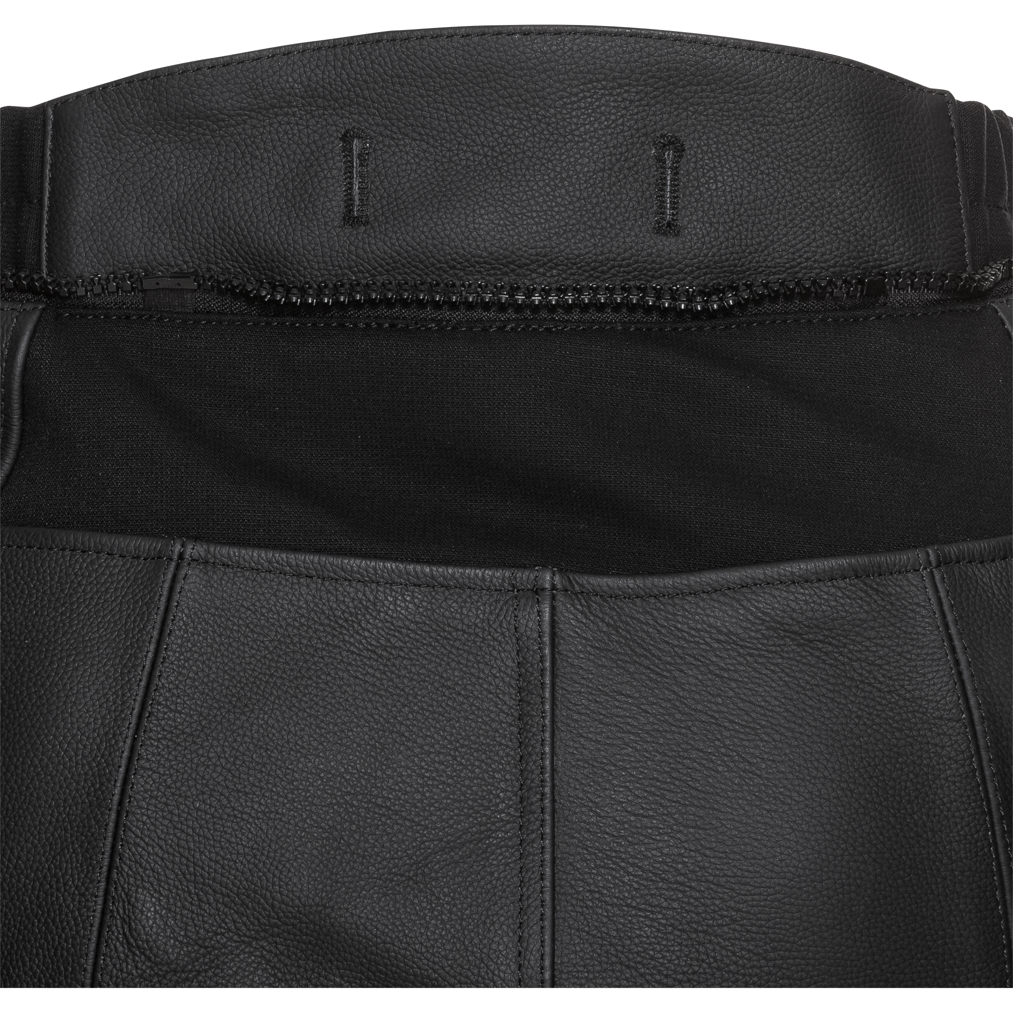 FLM-Sports Damen Leder Kombihose 4.0 breit schwarz 44-1109601999001409