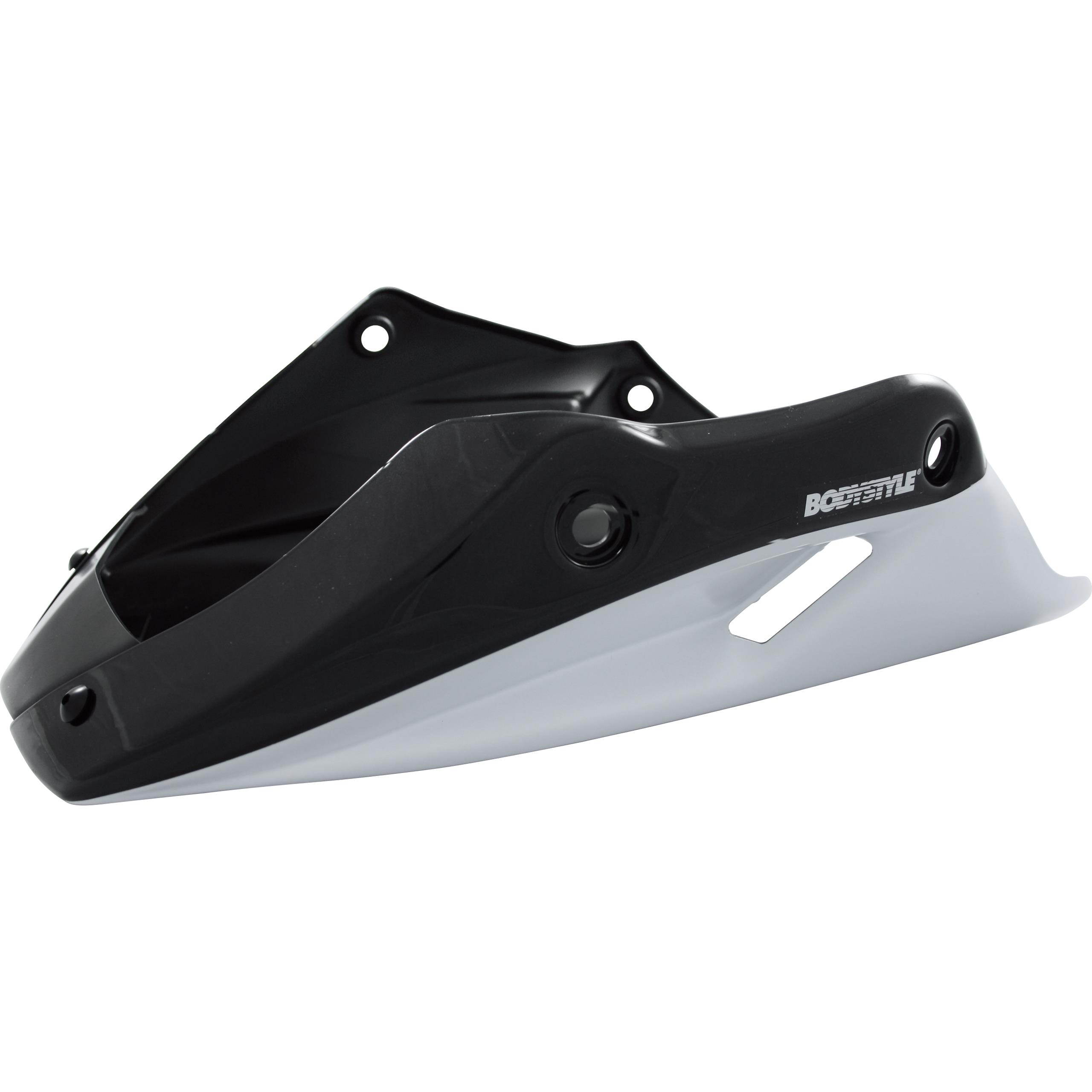 Bodystyle Bugspoiler Sportsline weiß/schwarz für Kawa Z 650 2017-2019 - Motorradteile & Ersatzteile - Verkleidungen & Abdeckungen