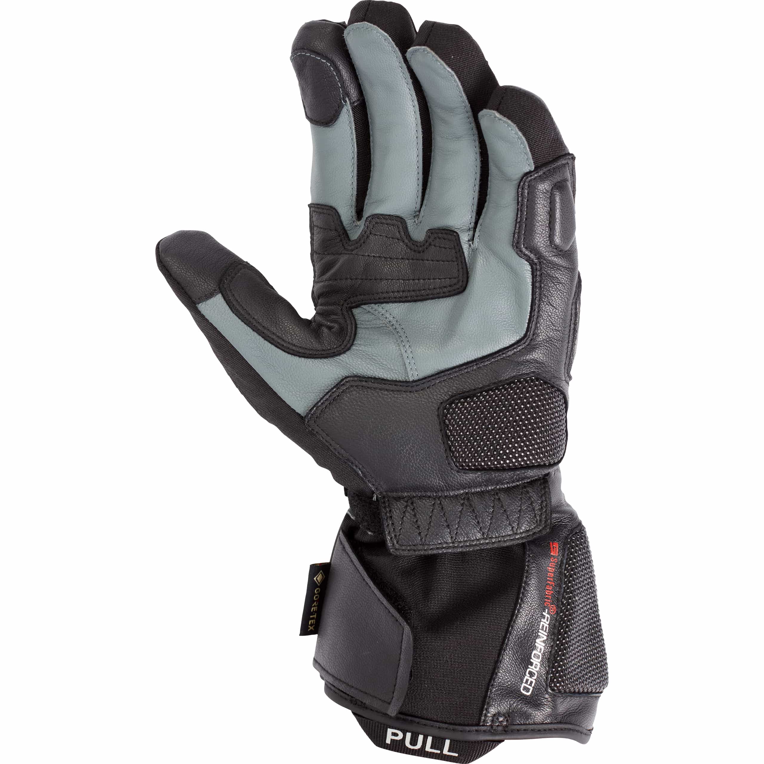 Reusch-Evermade GTX 2in1 Leder-/Textilhandschuh lang schwarz-3117701999001