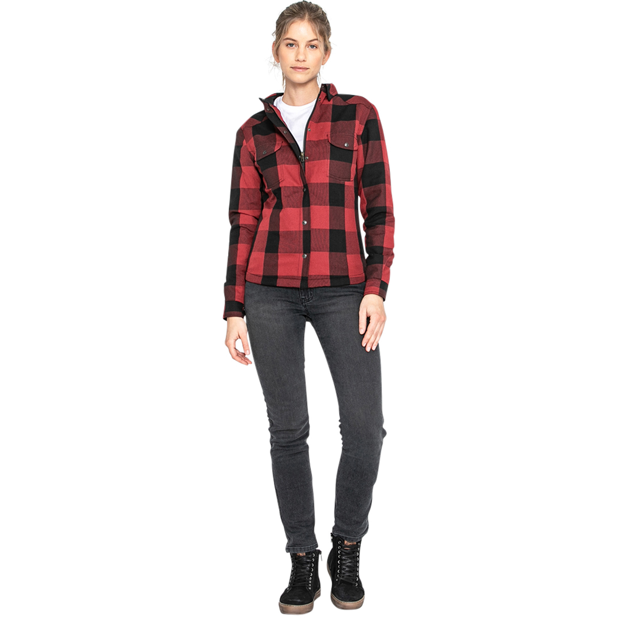 John Doe-Lumberjack Motoshirt Jacke rot L-2011921999002010