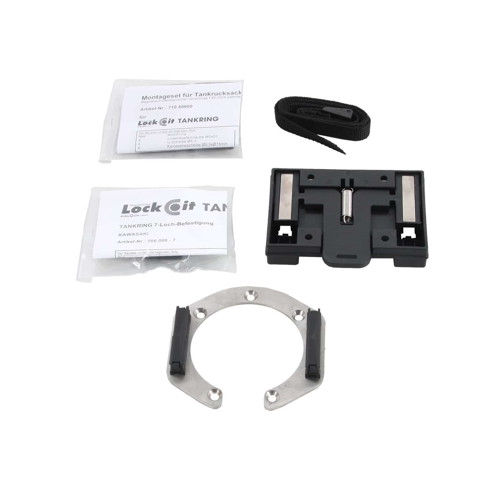 Hepco & Becker Lock-it Tankring Basic für Kawasaki ZX-9 R 2002-2003 - Motorradzubehör - Motorradgepäck