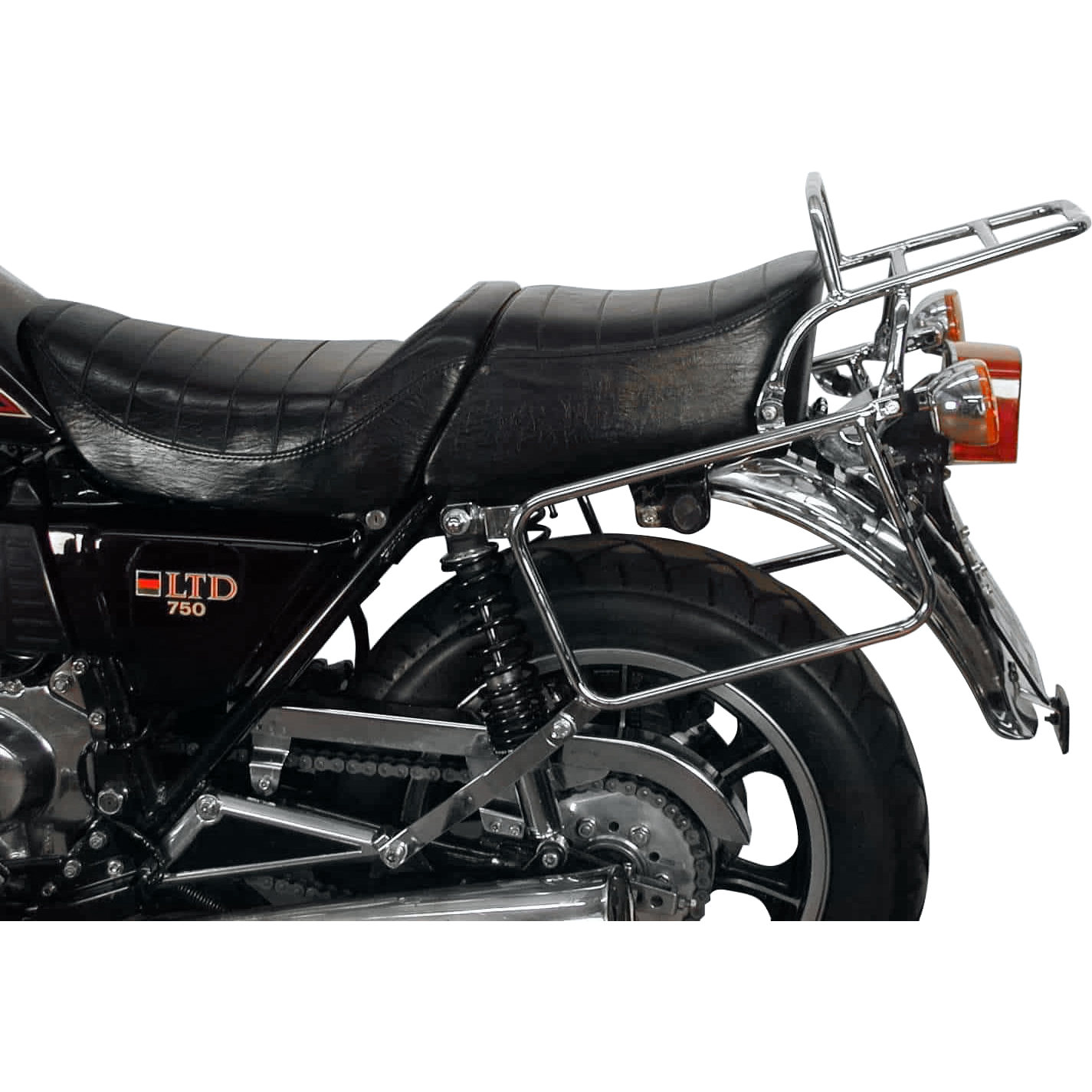 Hepco & Becker Komplett-Kofferträger chrom für Kawasaki Z 750 LTD Four - Motorradzubehör - Motorradgepäck