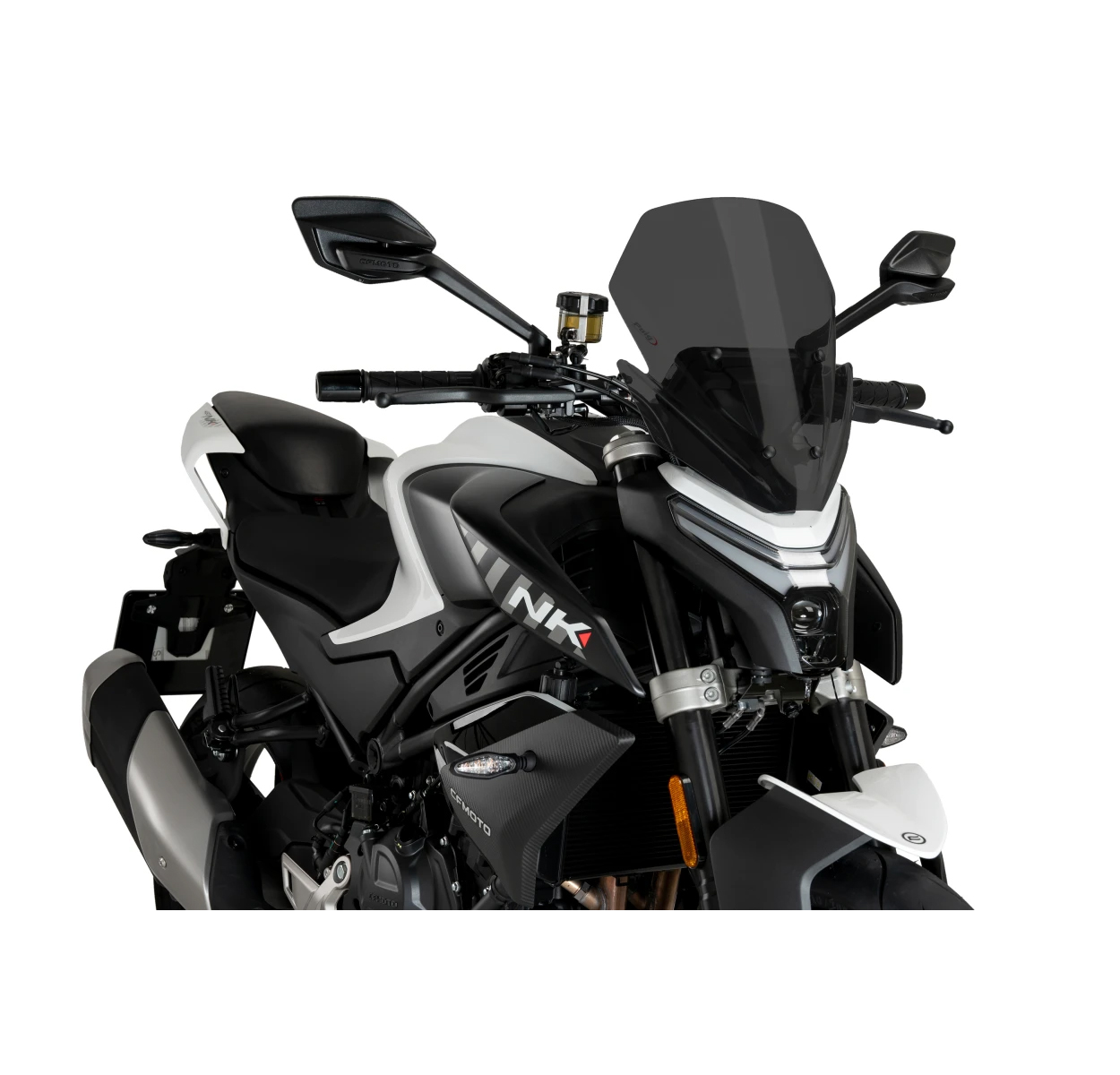 Puig Verkleidungsscheibe Sport stark getönt für CF Moto 450 NK - Motorradteile & Ersatzteile - Verkleidungen & Abdeckungen